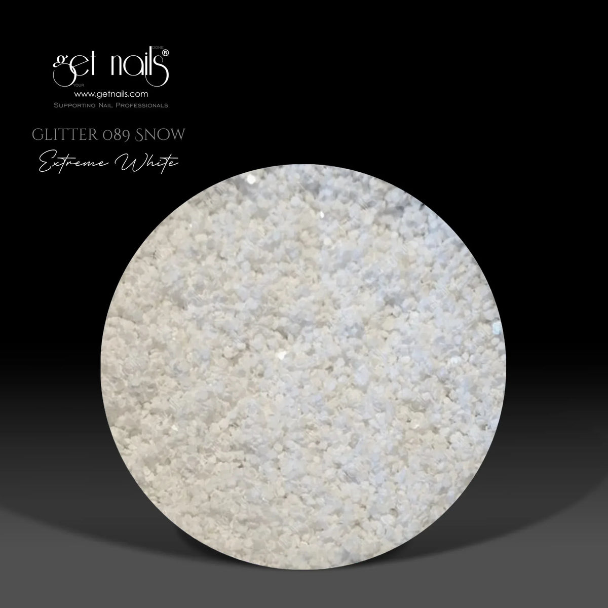 Glitter 089 Snow Extreme White