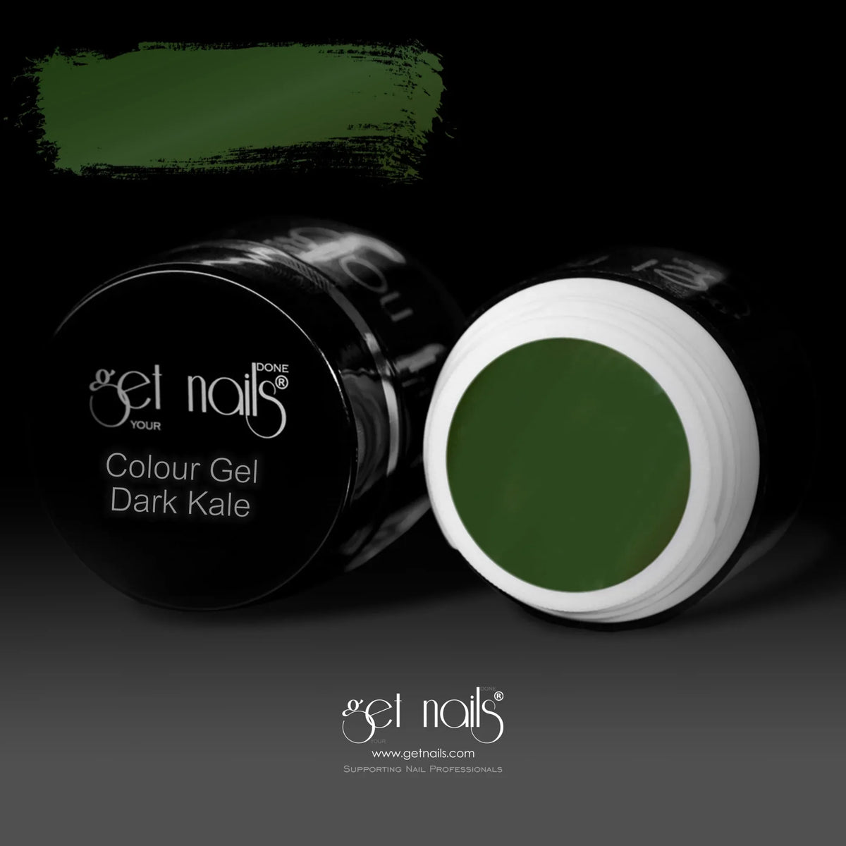 Dark Kale Colour Gel | UV/LED Coloured Gel