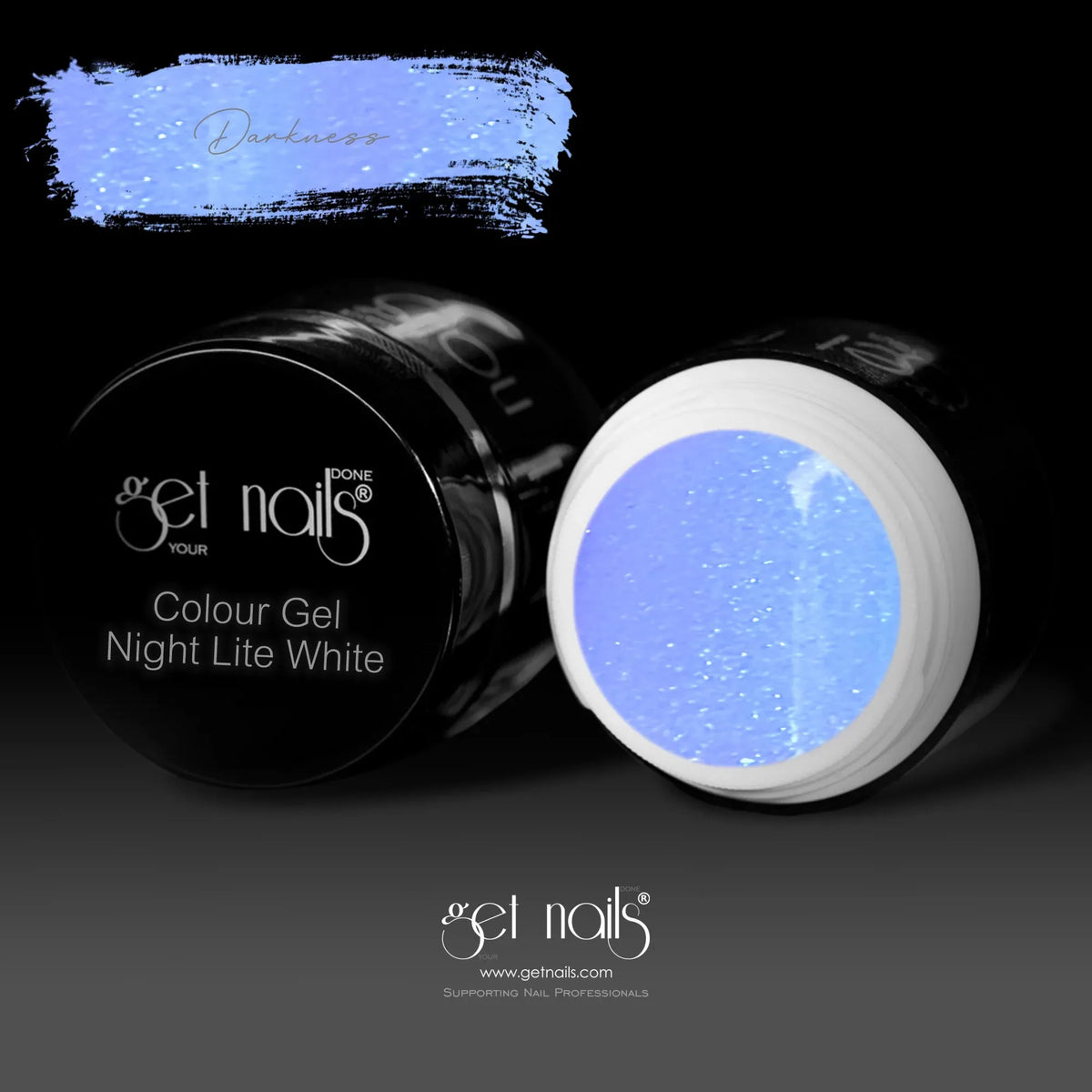 Gel de couleur Night Lite White | Gel couleur pour ongles UV/LED