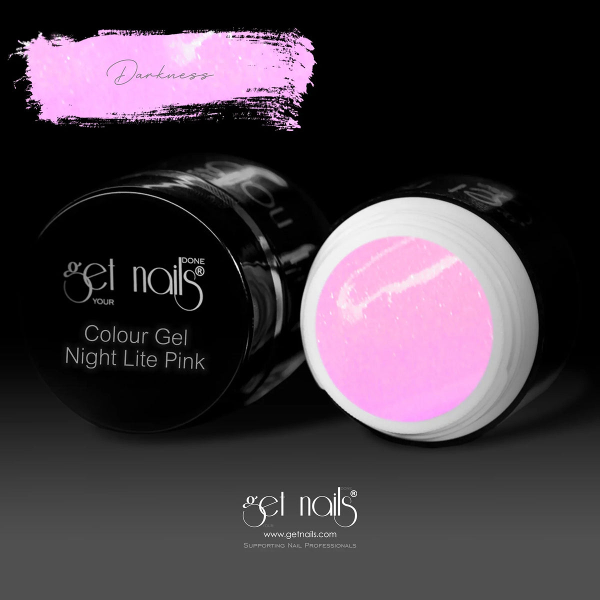 Colour Gel Night Lite Pink | Gel Colorat Unghii UV/LED
