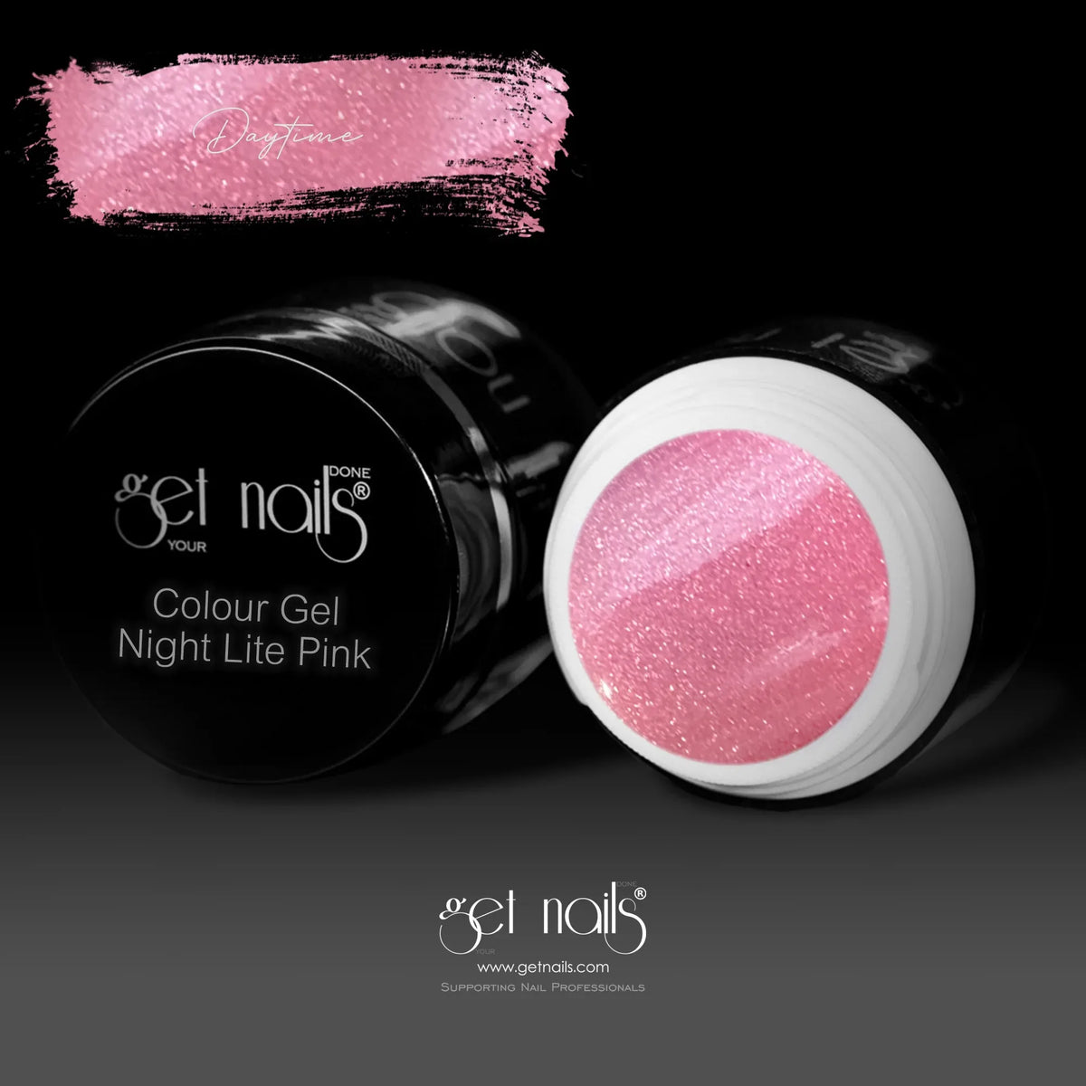 Colour Gel Night Lite Pink | UV/LED Nail Colour Gel