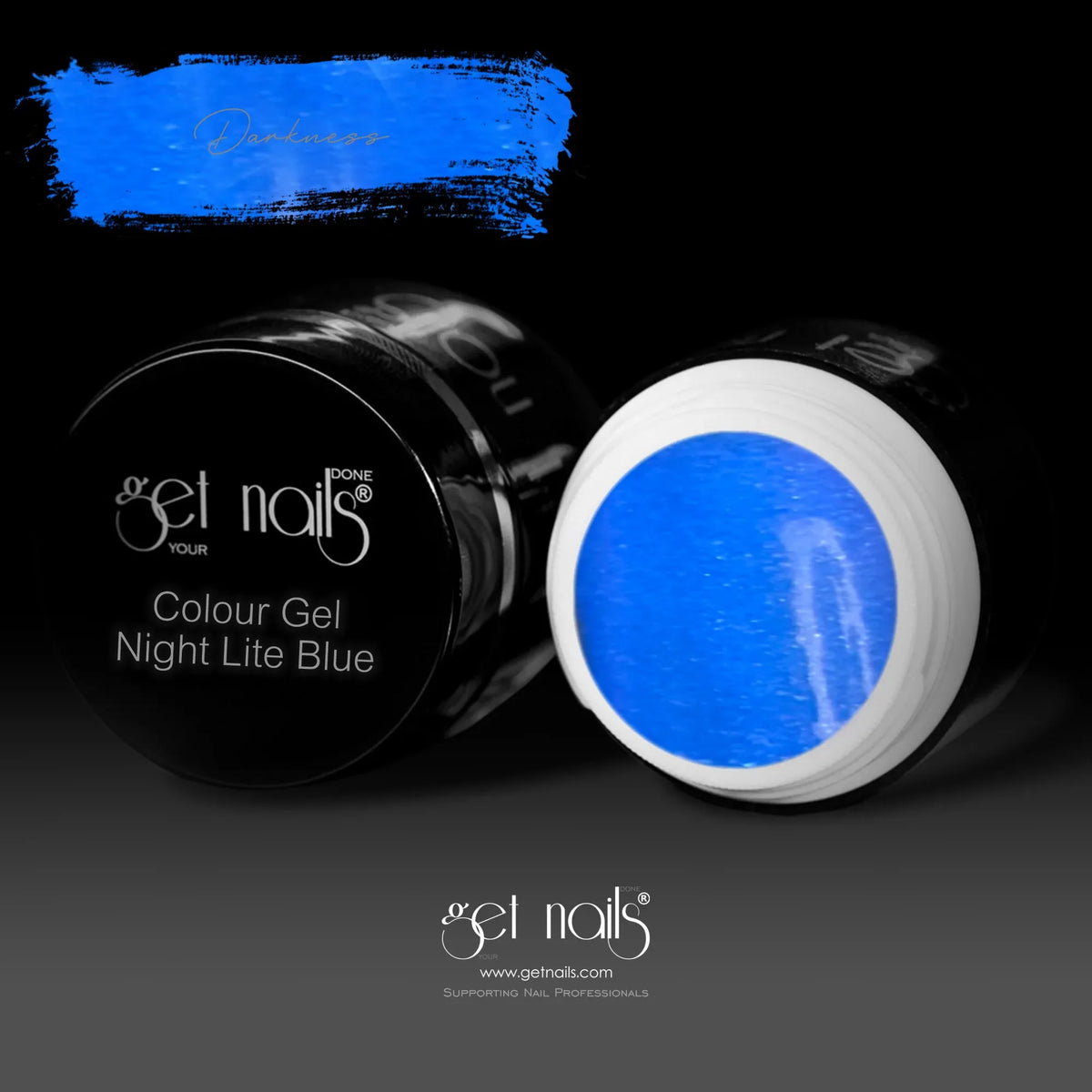 Colour Gel Night Lite Blue | UV/LED Nail Colour Gel