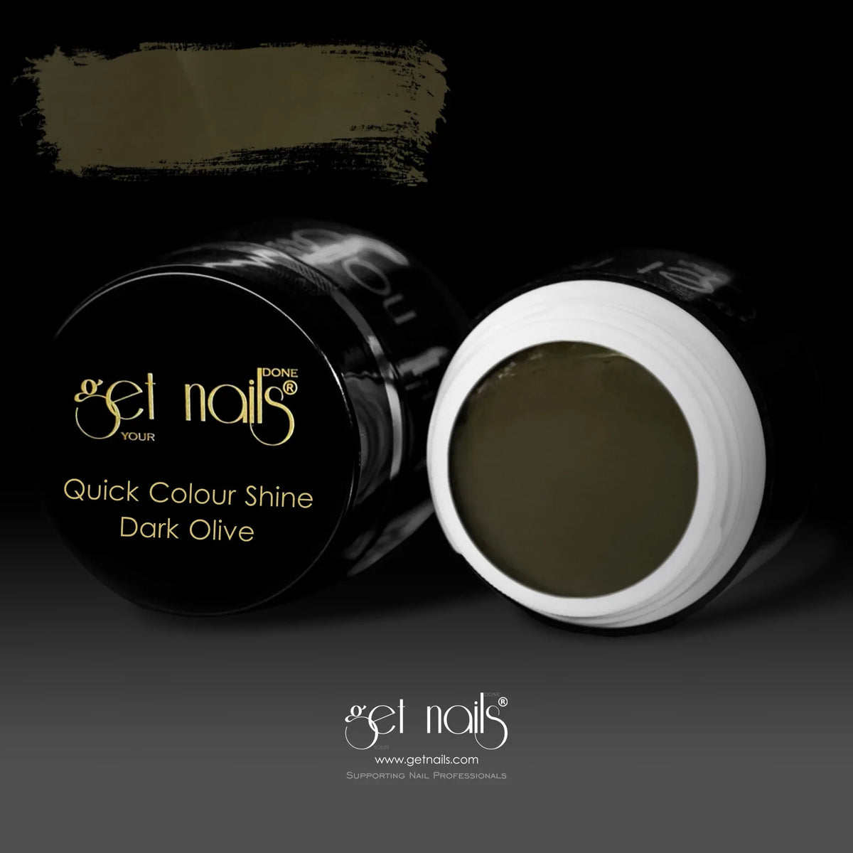 Quick Colour Shine Olive Foncé | Gel de couleur UV/LED
