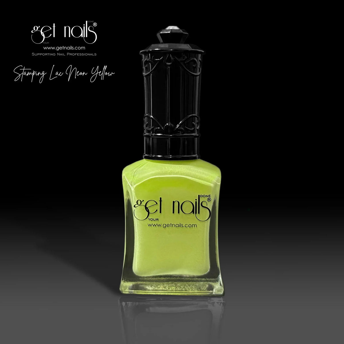 Vernis stamping Lac Neon Yellow 15ml GN