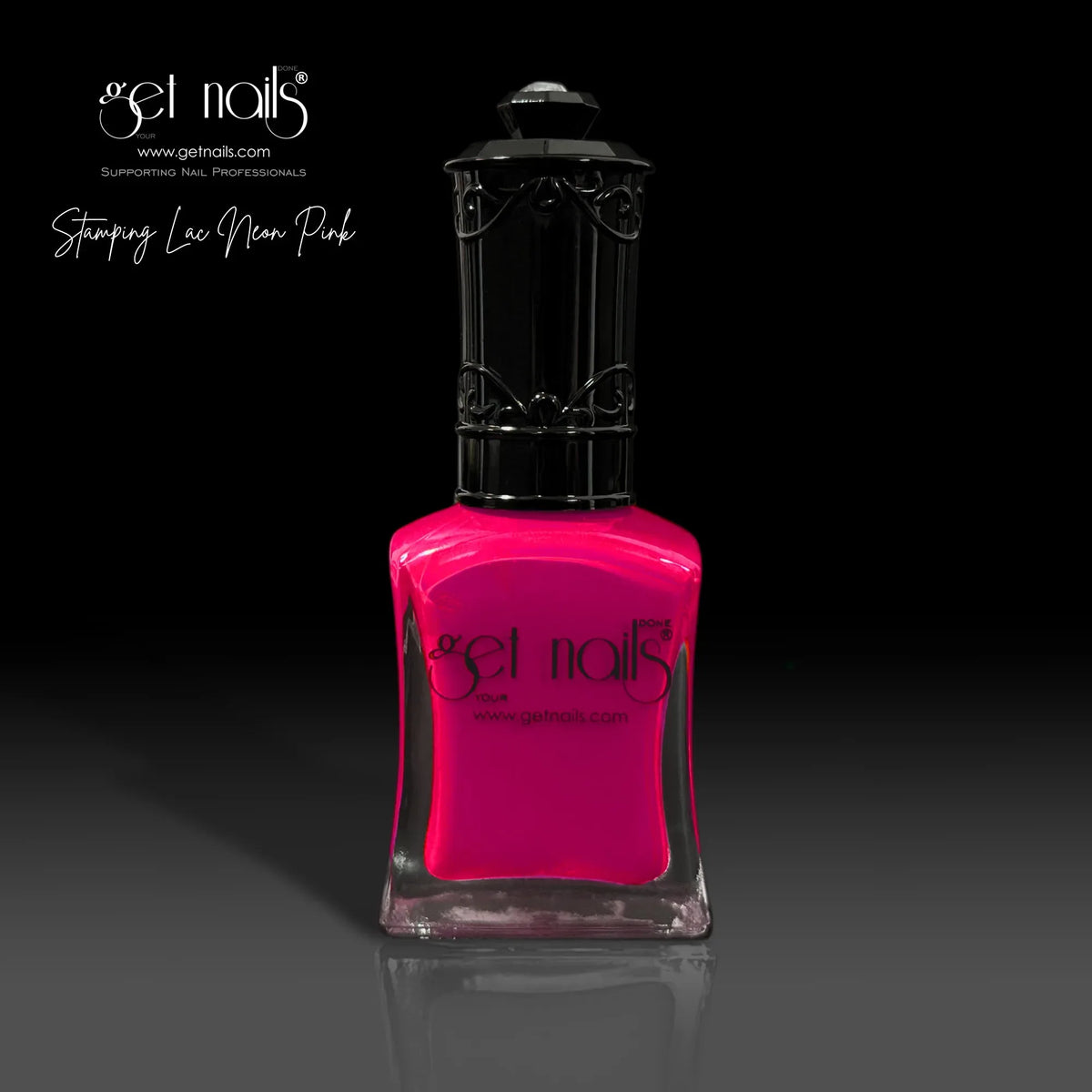 Vernis à stamping néon rose 15 ml GN