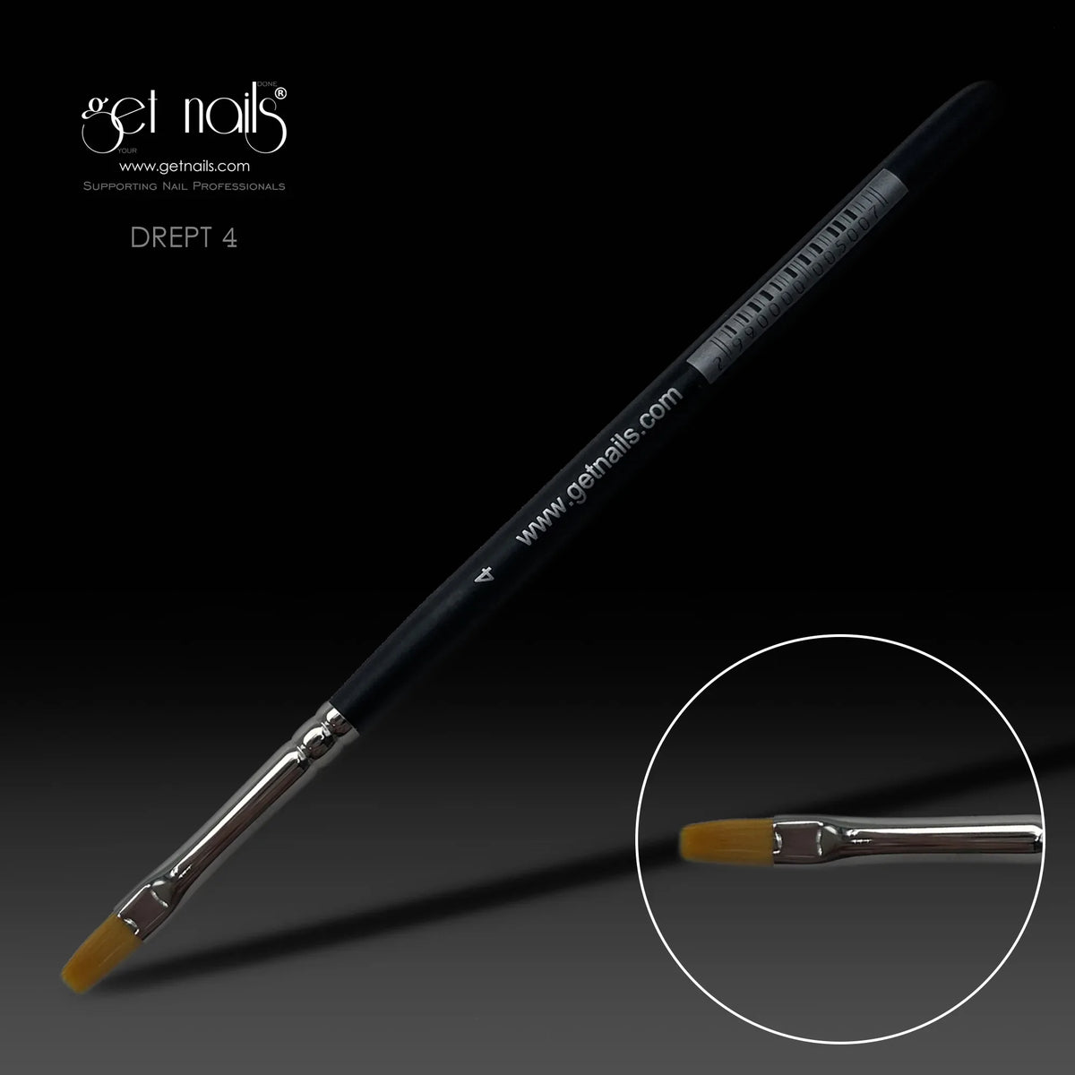 Pensula Gel Drept Nr. 4 GN