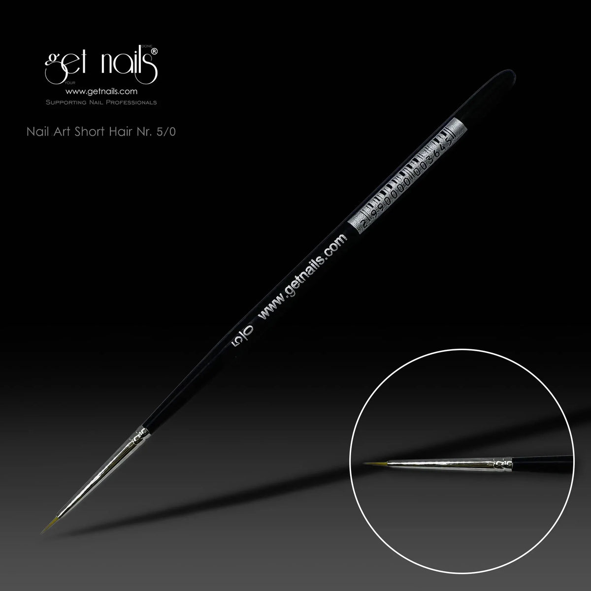 Pensula Nail Art Par Scurt Nr. 5/0 GN
