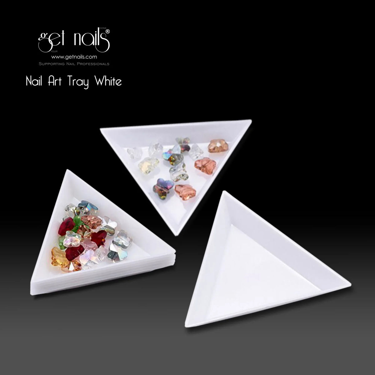 Nail Art Tray White GN