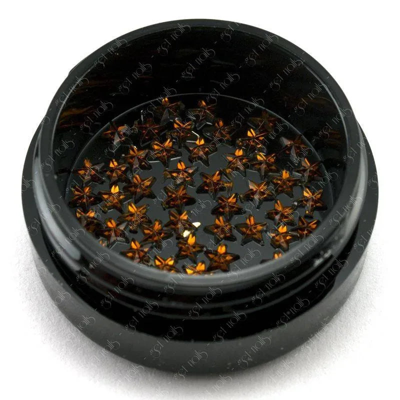 Strass Étoiles 3mm - Cuivre, 50 pcs.