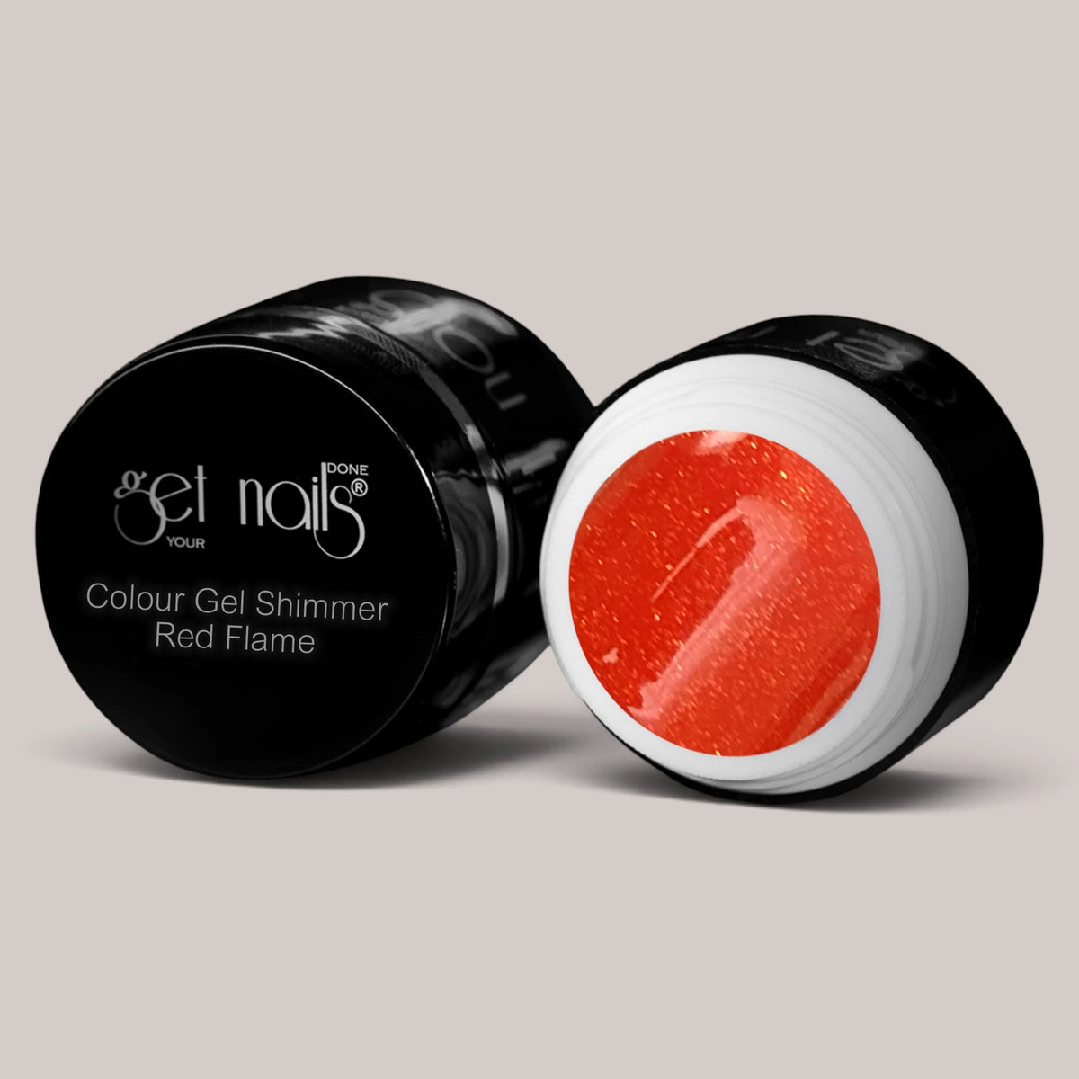Colour Gel Shimmer Red Flame | Gel Colorat UV/LED