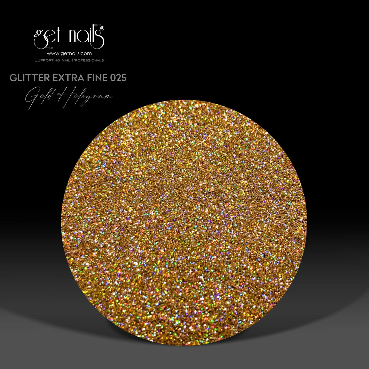 Glitter EF 025 Or Hologramme
