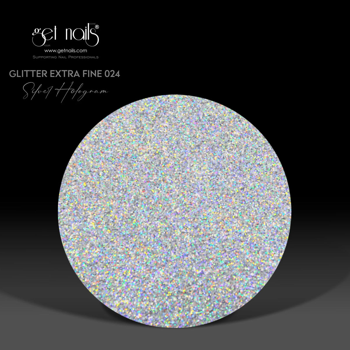 Glitter EF 024 Hologramme Argent