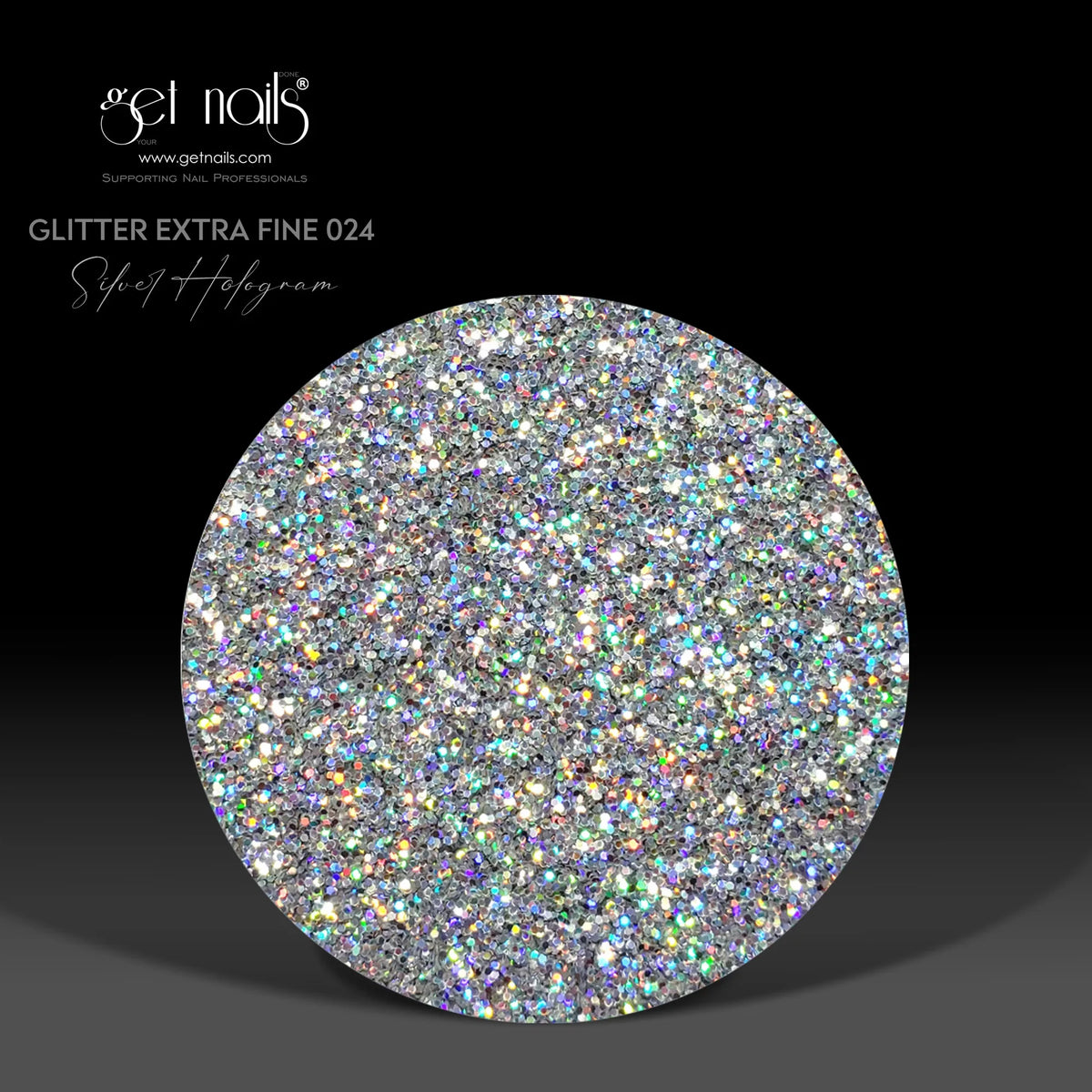 Glitter EF 024 Silver Hologram