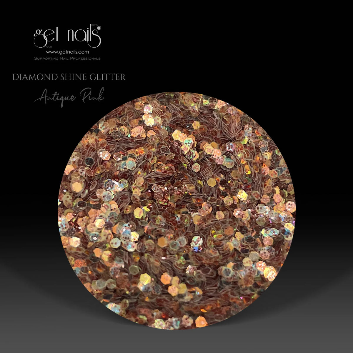 Diamond Shine Glitter Antique Pink 4g