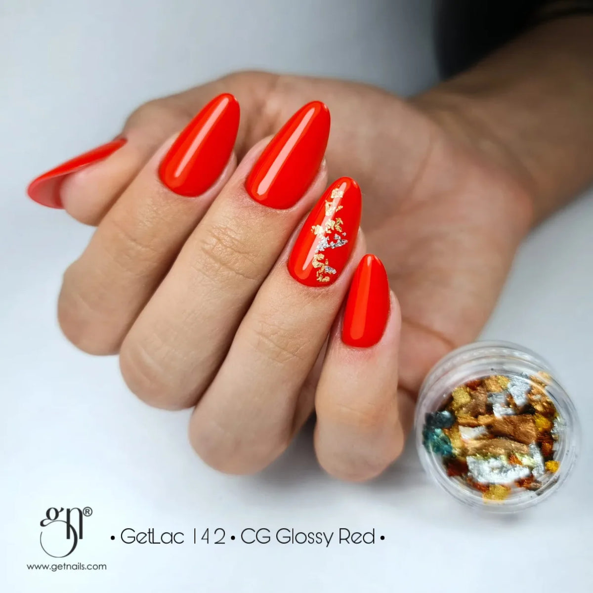 Colour Gel Glossy Red | Gel Colorat UV/LED
