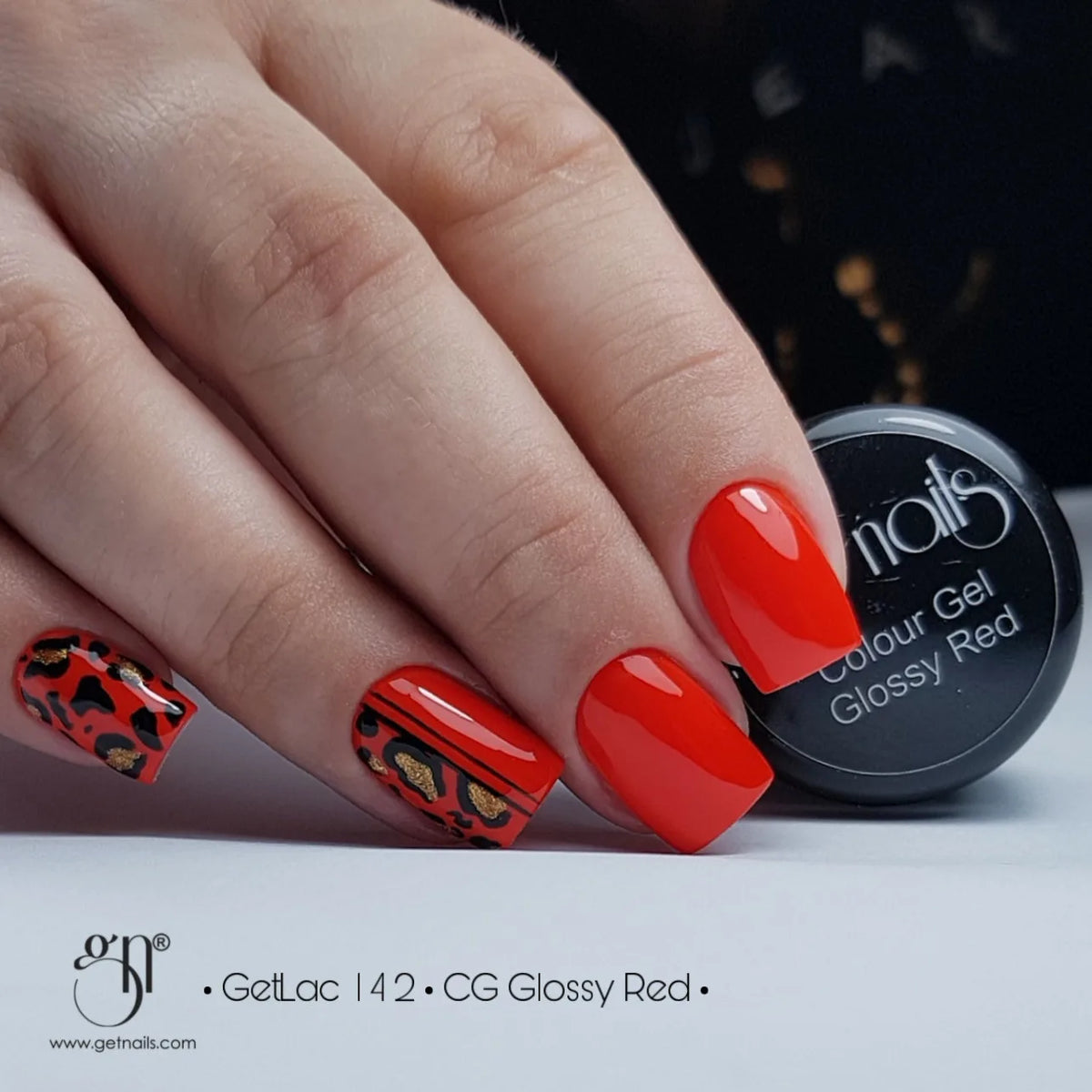 Colour Gel Glossy Red | Gel Colorat UV/LED