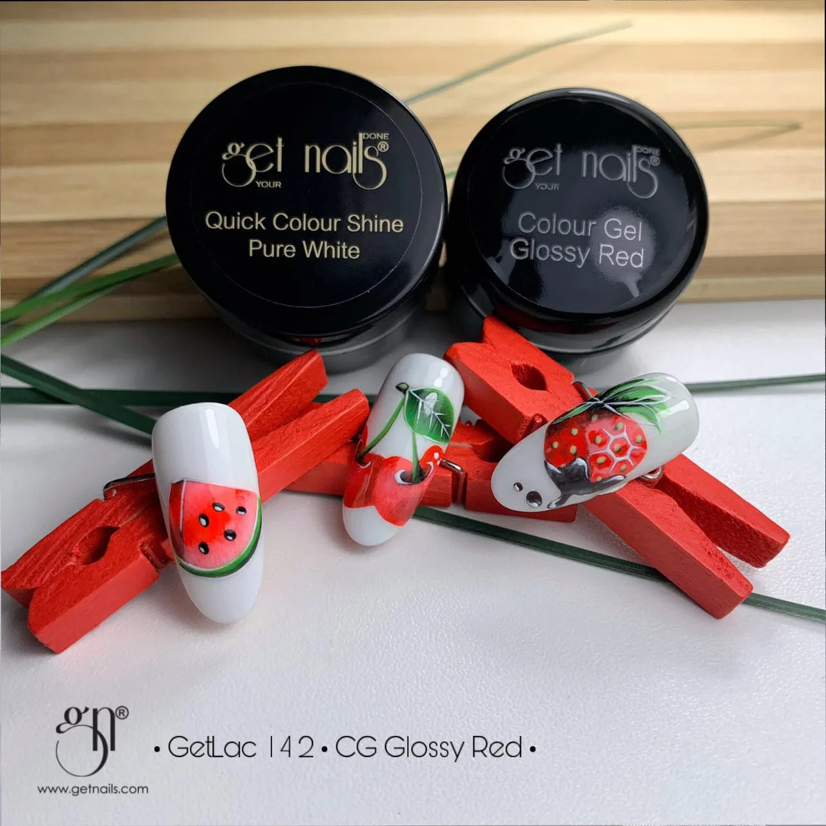 Colour Gel Glossy Red | Gel Colorat UV/LED