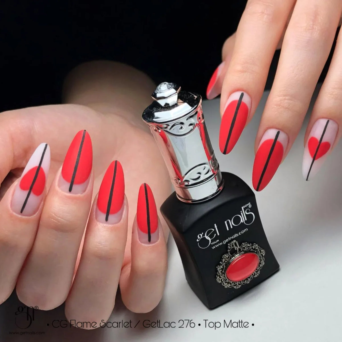 Colour Gel Flame Scarlet | Gel Colorat UV/LED
