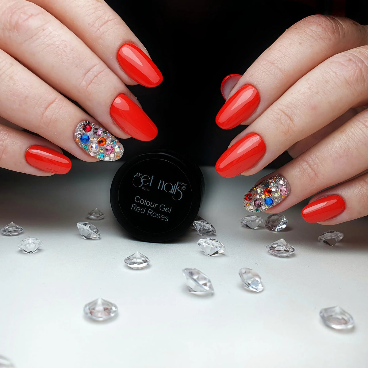 Colour Gel Red Roses | Gel Colorat UV/LED
