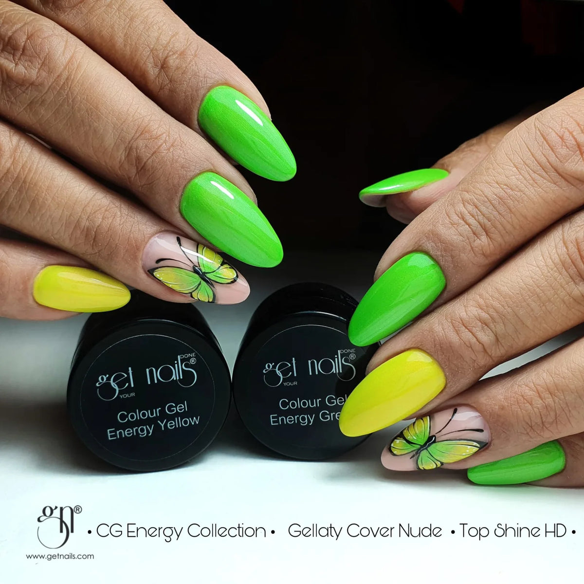 Gel Couleur Énergie Vert | Gel Coloré UV/LED