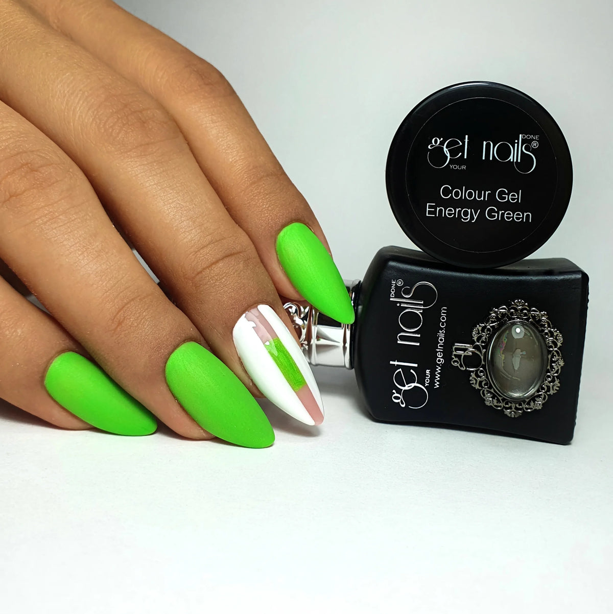 Gel Couleur Énergie Vert | Gel Coloré UV/LED