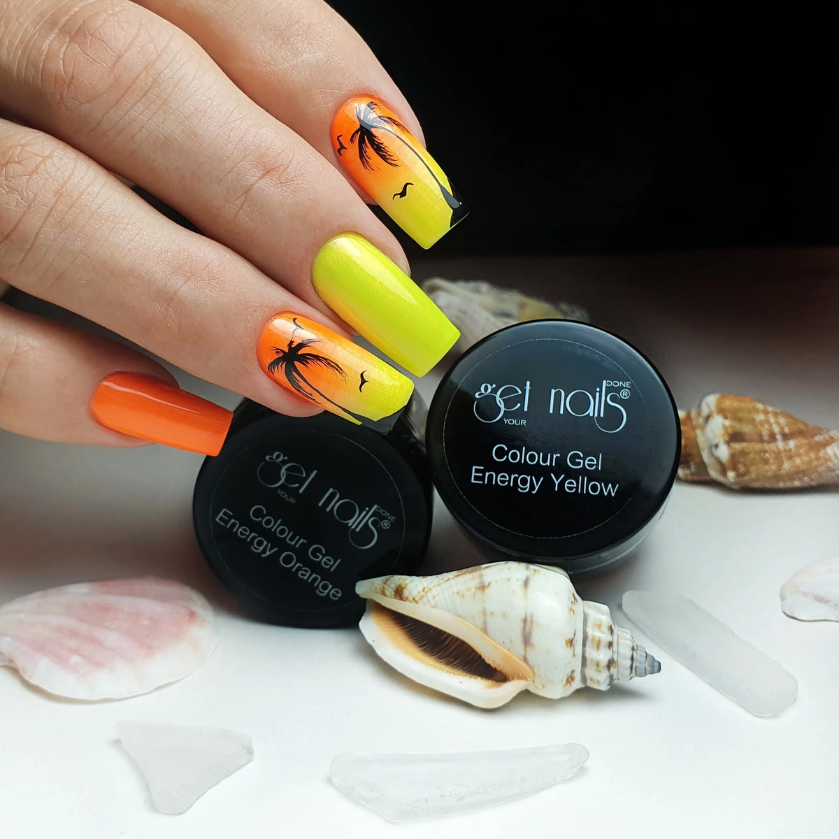 Gel Couleur Énergie Jaune | Gel Coloré UV/LED