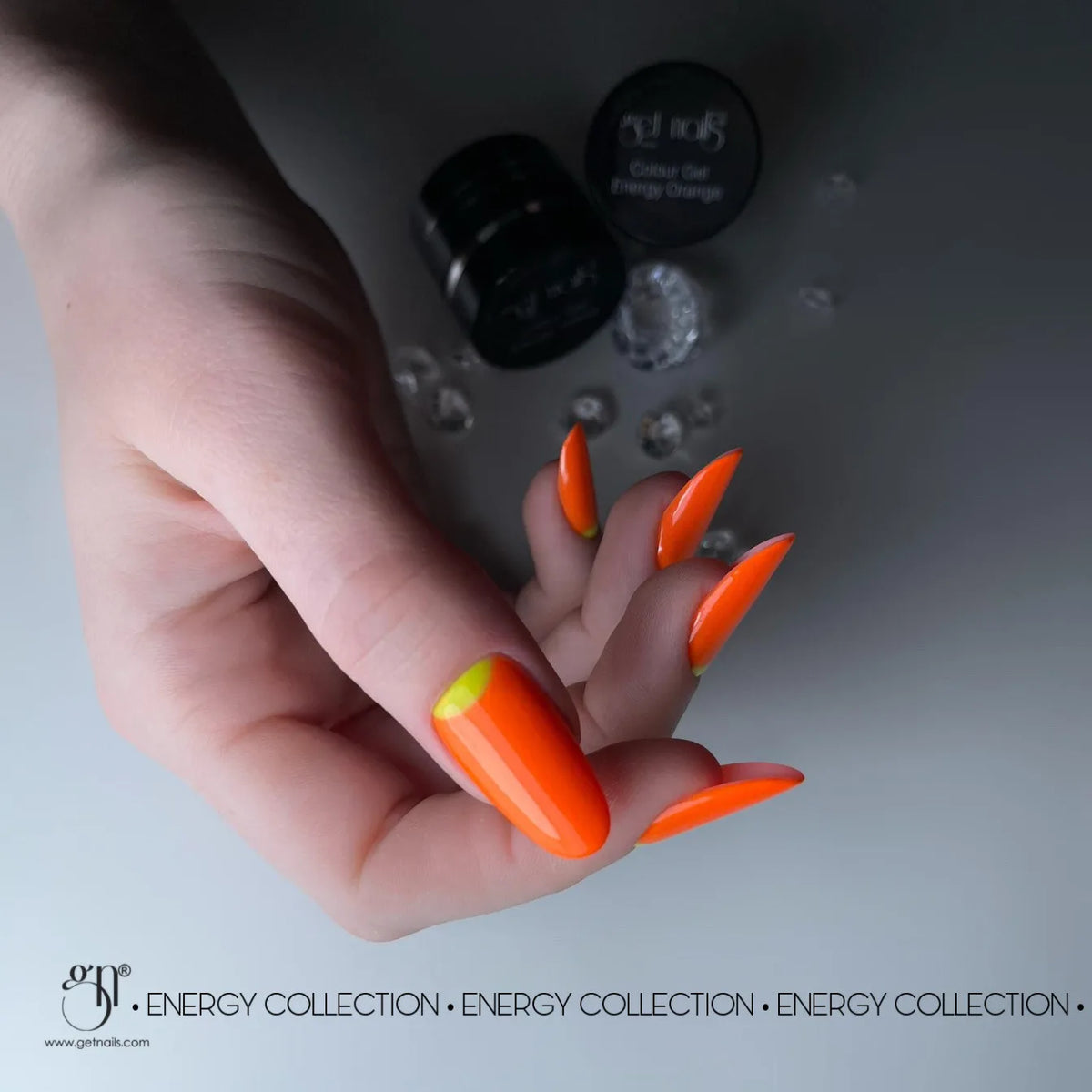 Gel couleur Energy Orange | Gel UV/LED coloré