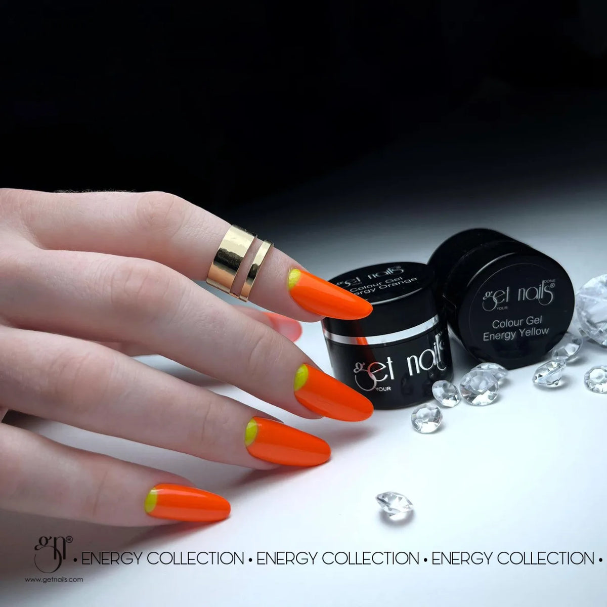 Gel couleur Energy Orange | Gel UV/LED coloré
