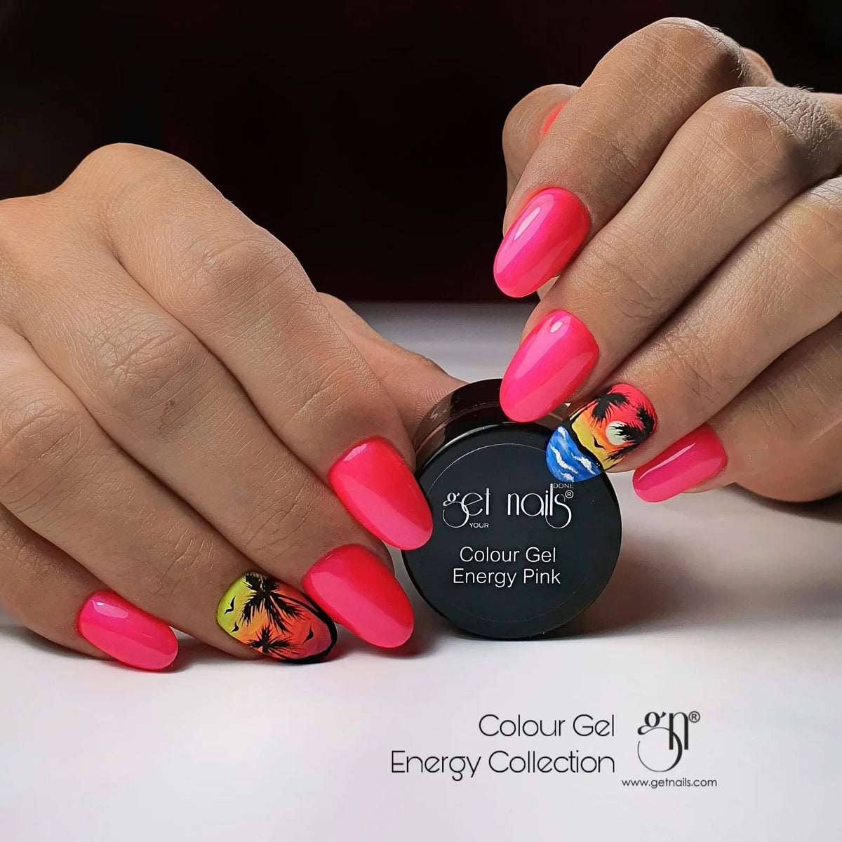 Gel Couleur Énergie Rose | Gel Coloré UV/LED