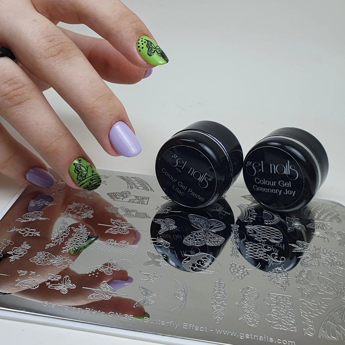 Stamping Plate GN 25 - Butterfly Effect