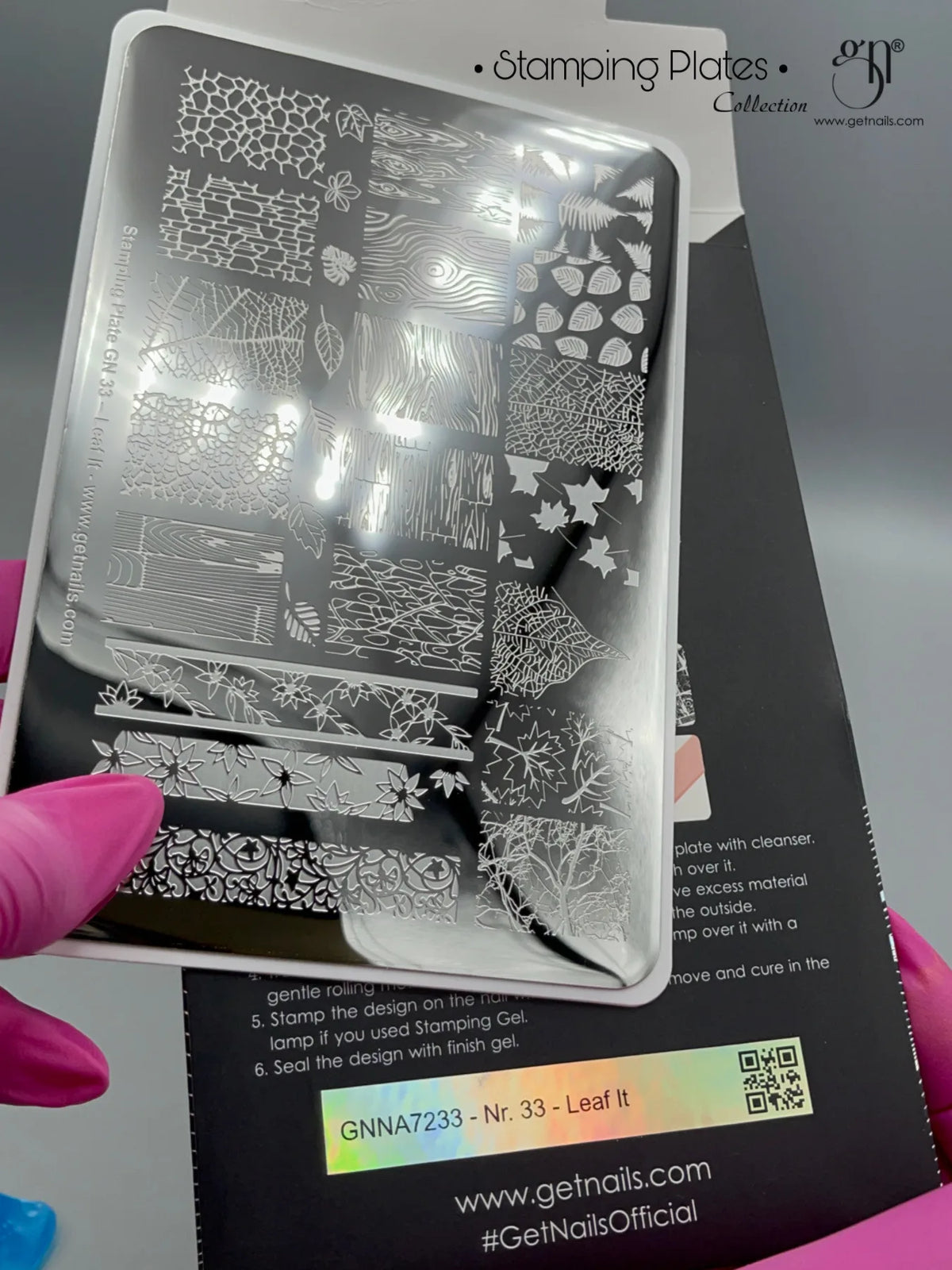 Plaque de stamping GN 33 - Leaf It