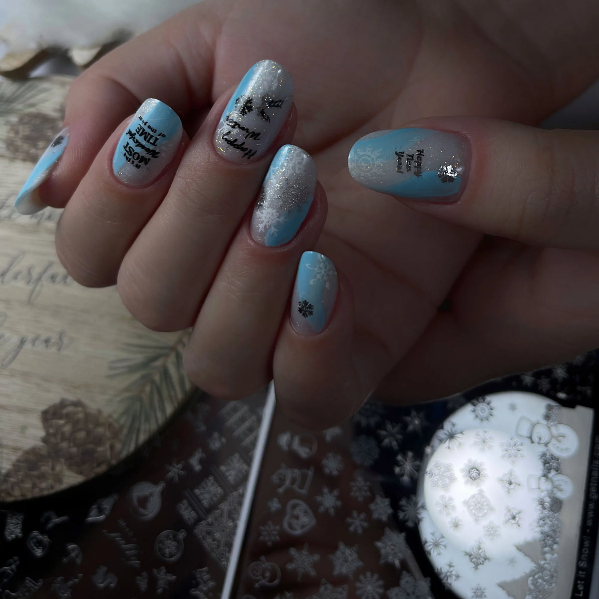 Stamping Plate GN 40 - Winter Spirit