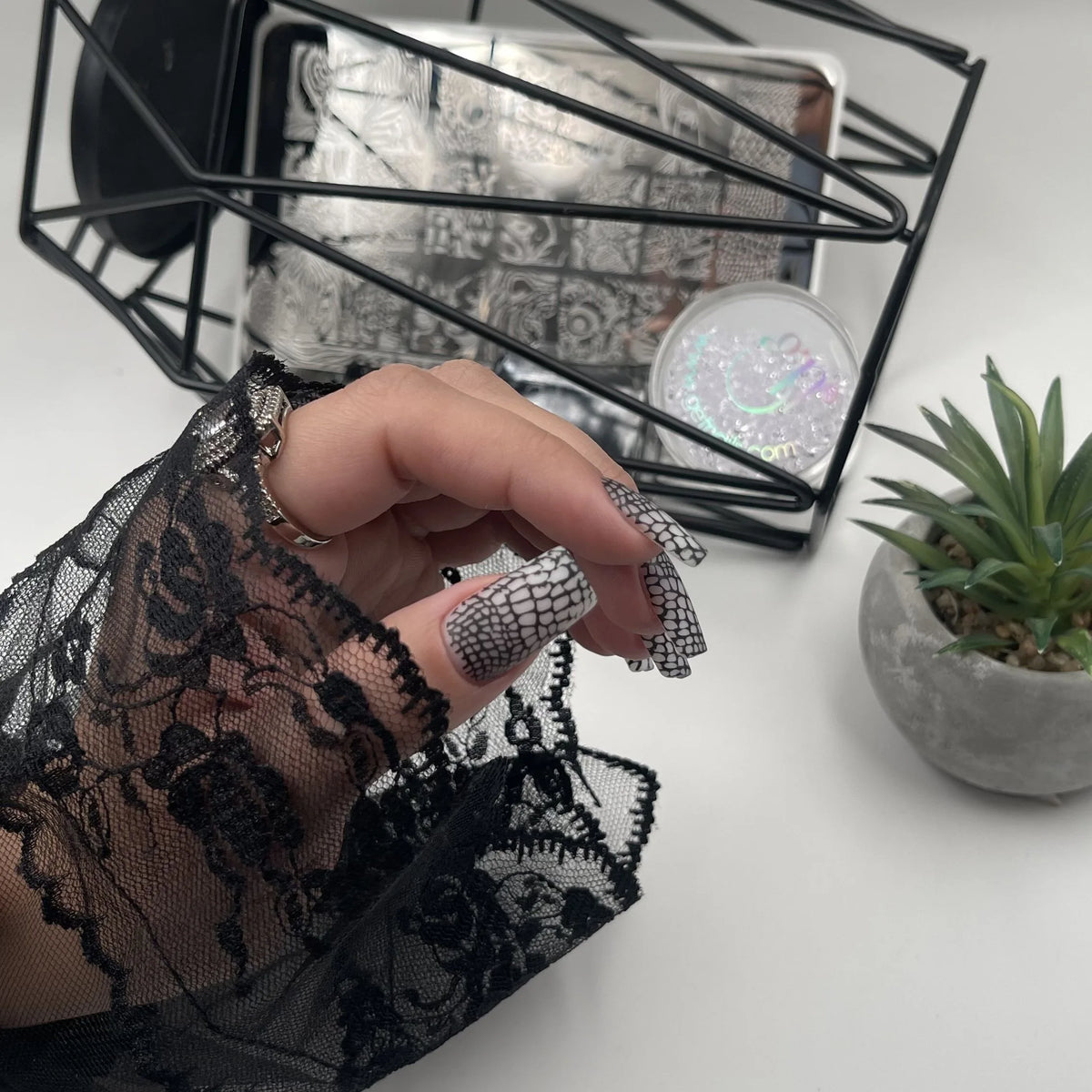 Vernis de stamping noir 15ml GN