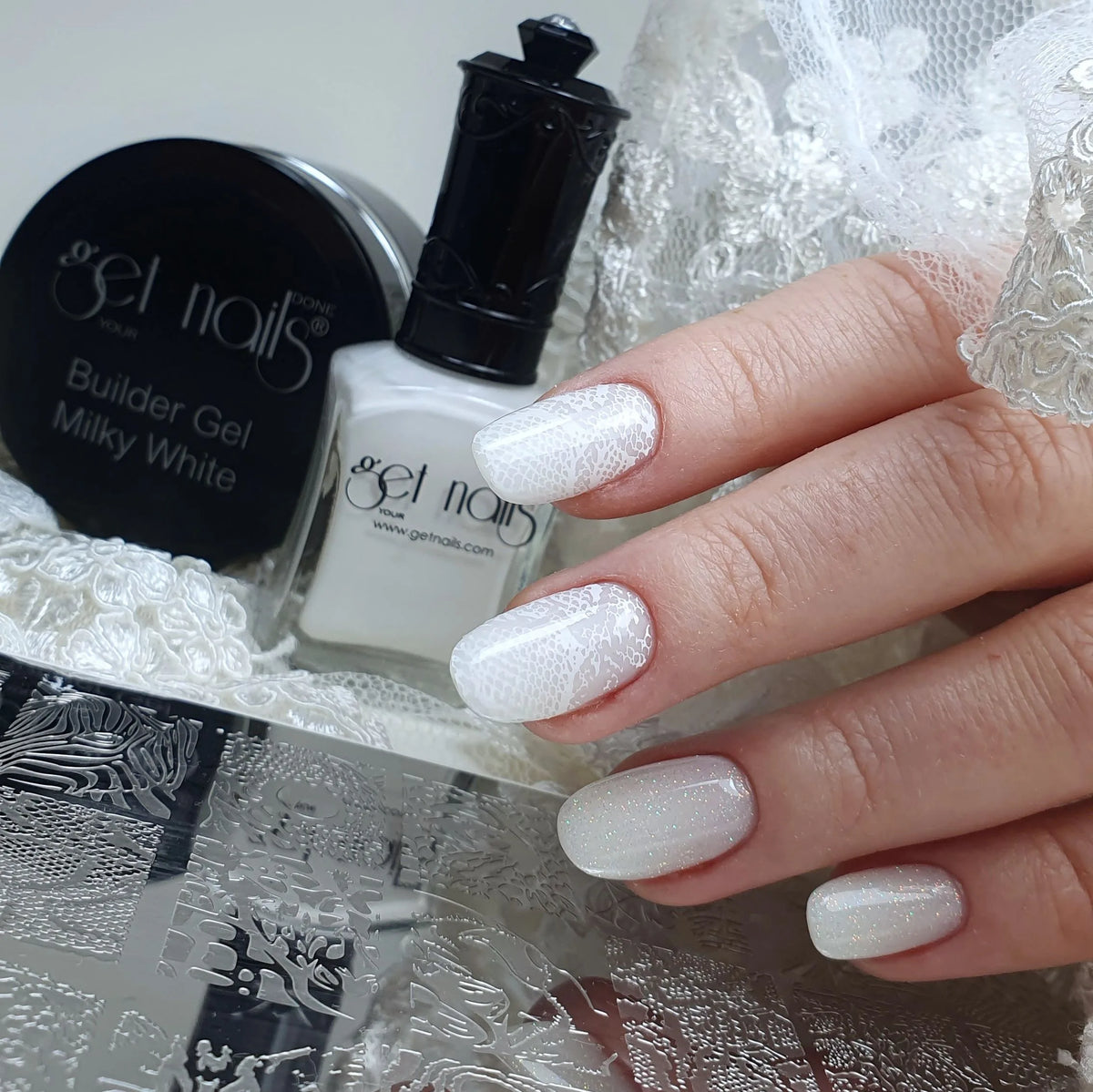Vernis de stamping blanc 15ml GN