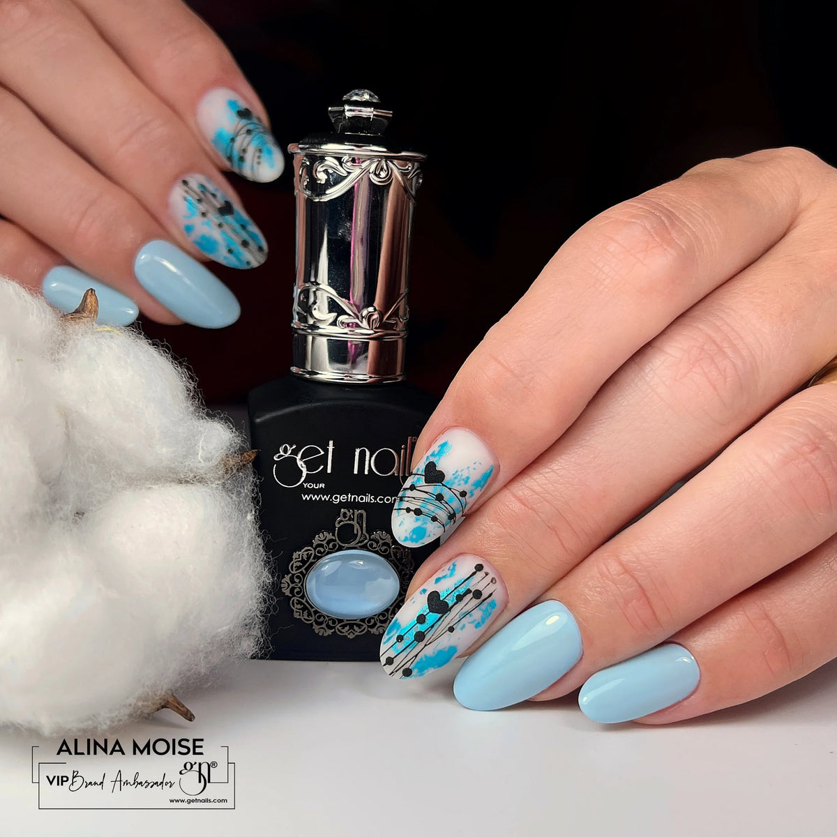 GetLac 210 Icy Blue Macaroon