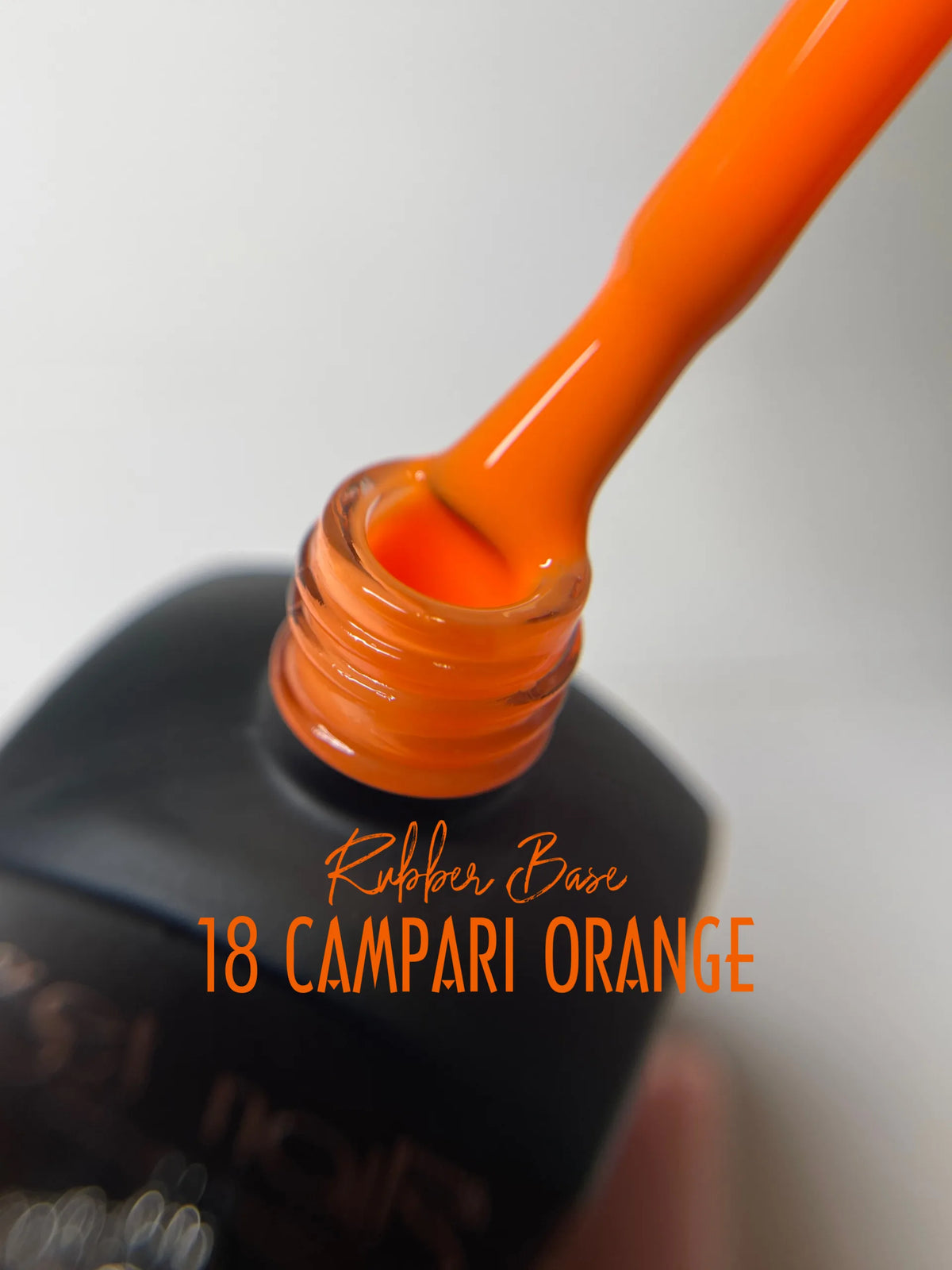 Summer Rubber Base 18 Campari Orange | Base Rubber Néon