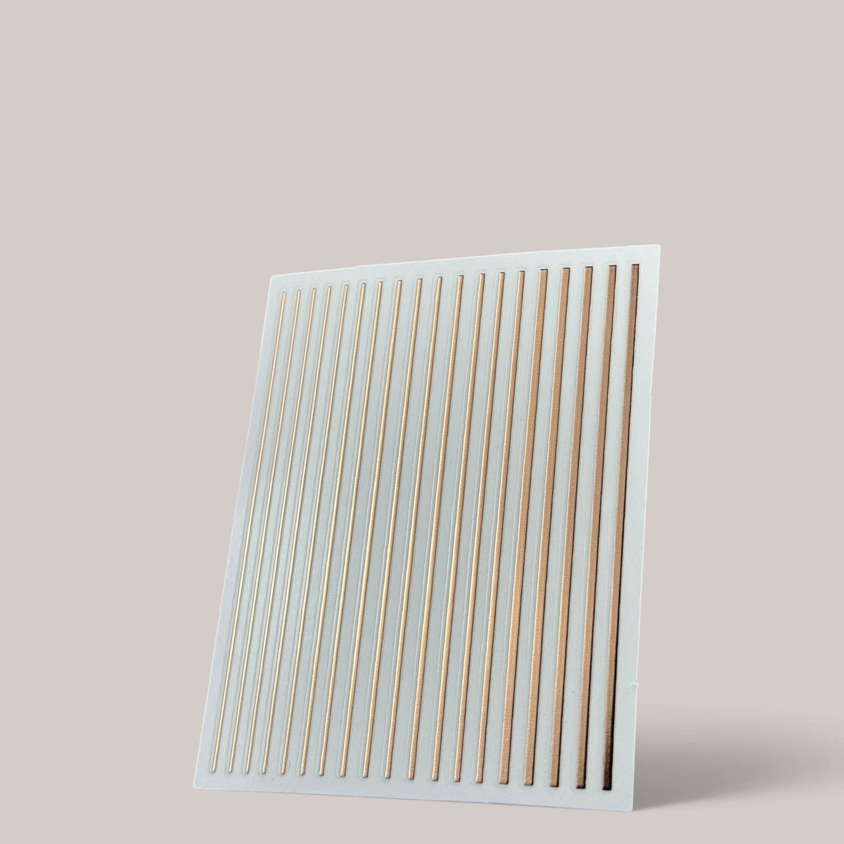 Sticker 3D Stripes Copper GN