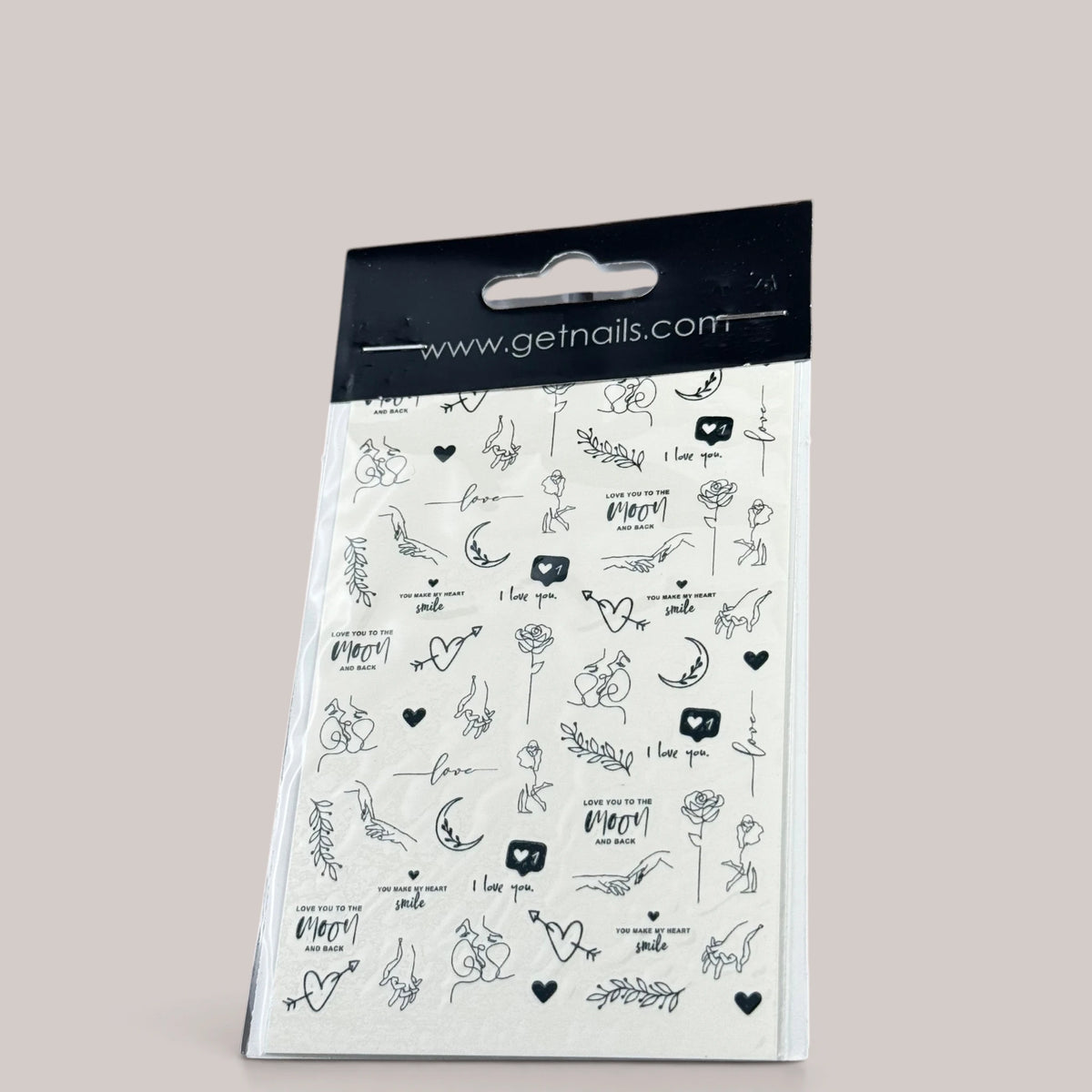 Sticker Art Tattoo 27 GN Love