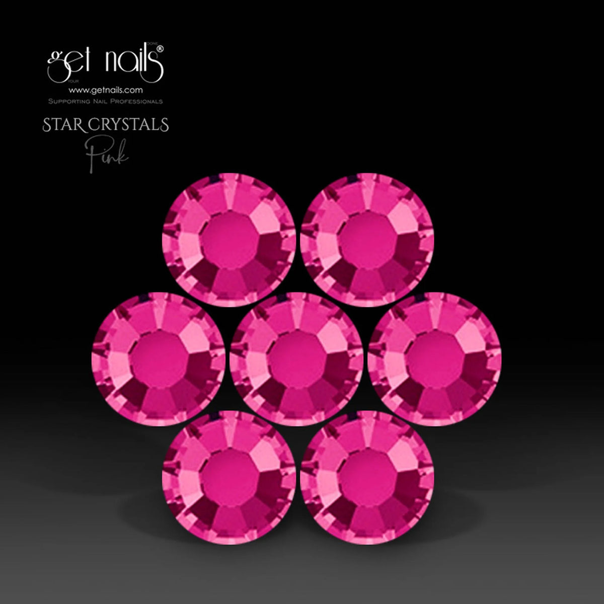 Cristaux Étoiles Rose, SS10 GN
