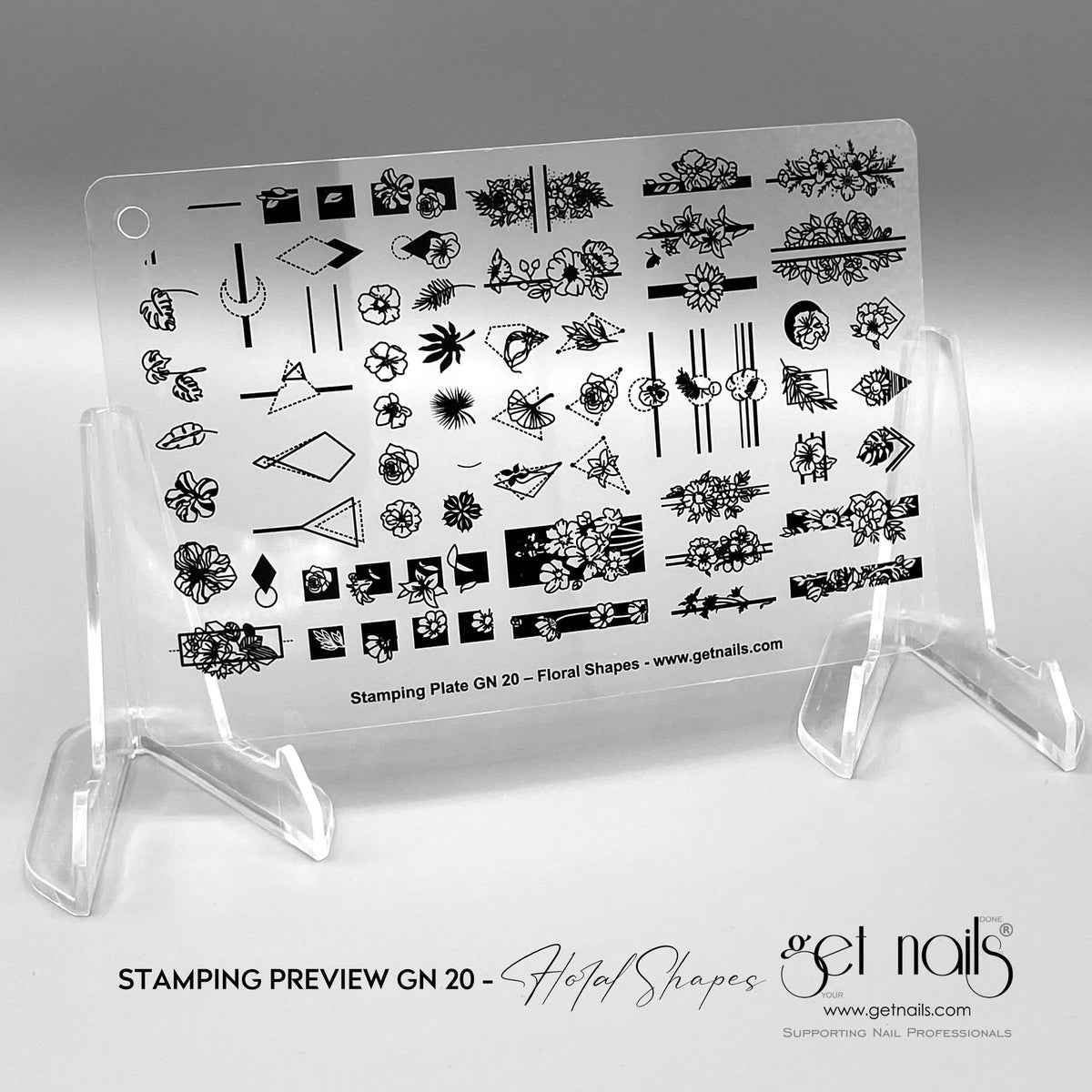 Stamping Preview GN 20 - Floral Shapes