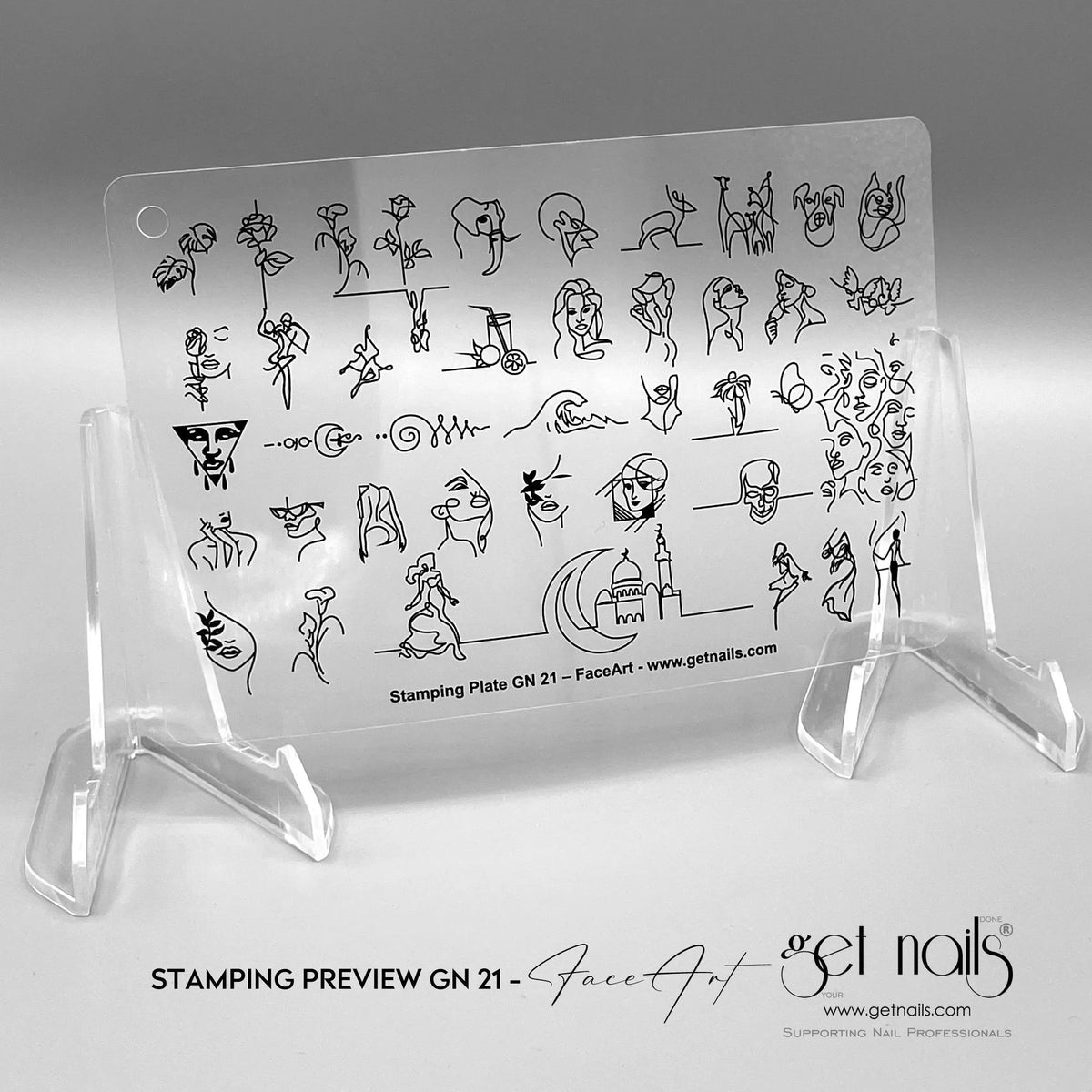Stamping Preview GN 21 - FaceArt