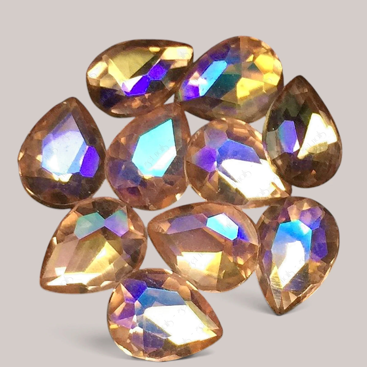 Crystal Bling Peach, 10 buc.