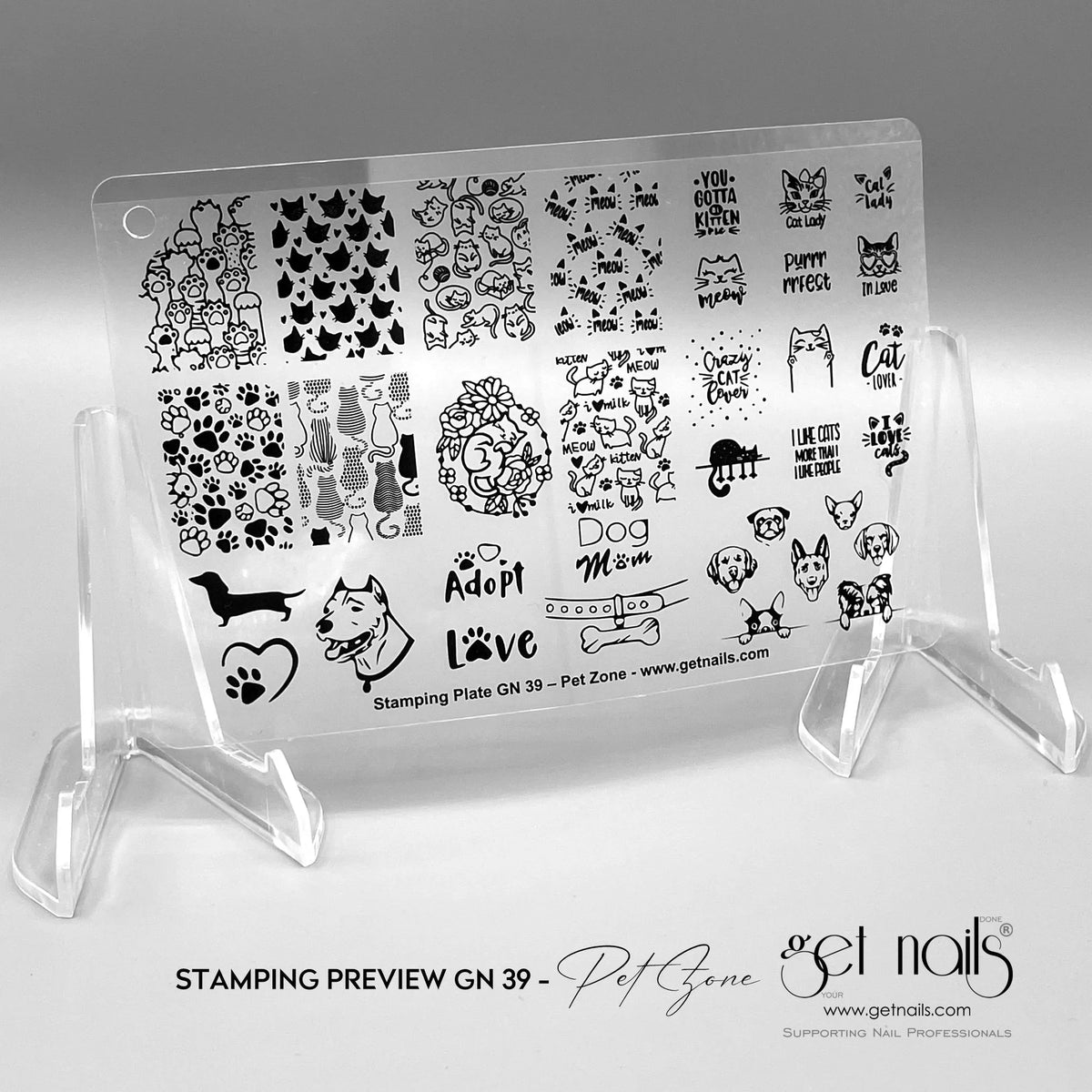 Stamping Preview GN 39 - Pet Zone