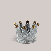 Brush Stand Crown Crystal Gold GN