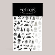 Sticker Art Tattoo 51 GN Silver Winter