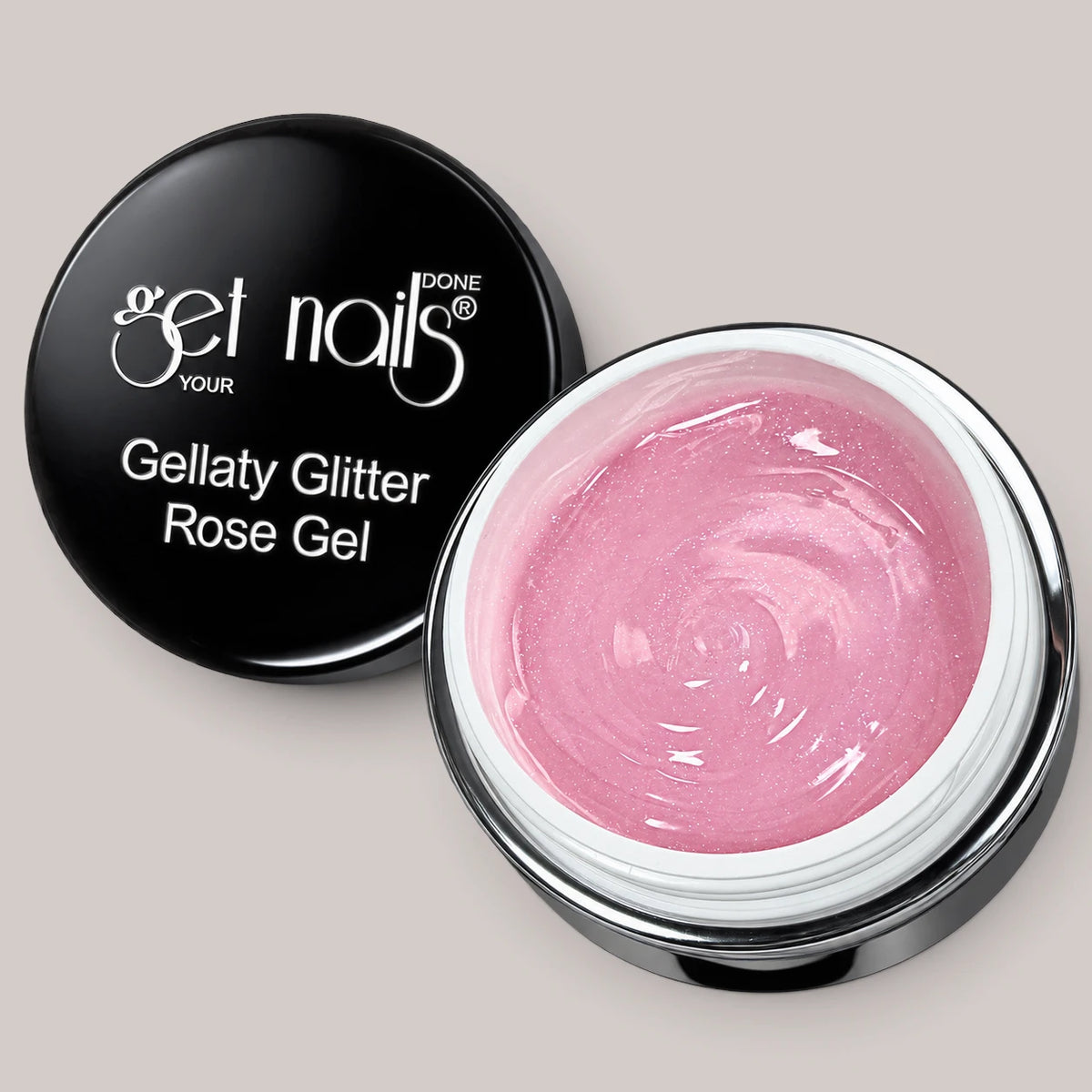 Gellaty Glitter Rose Gel 50g