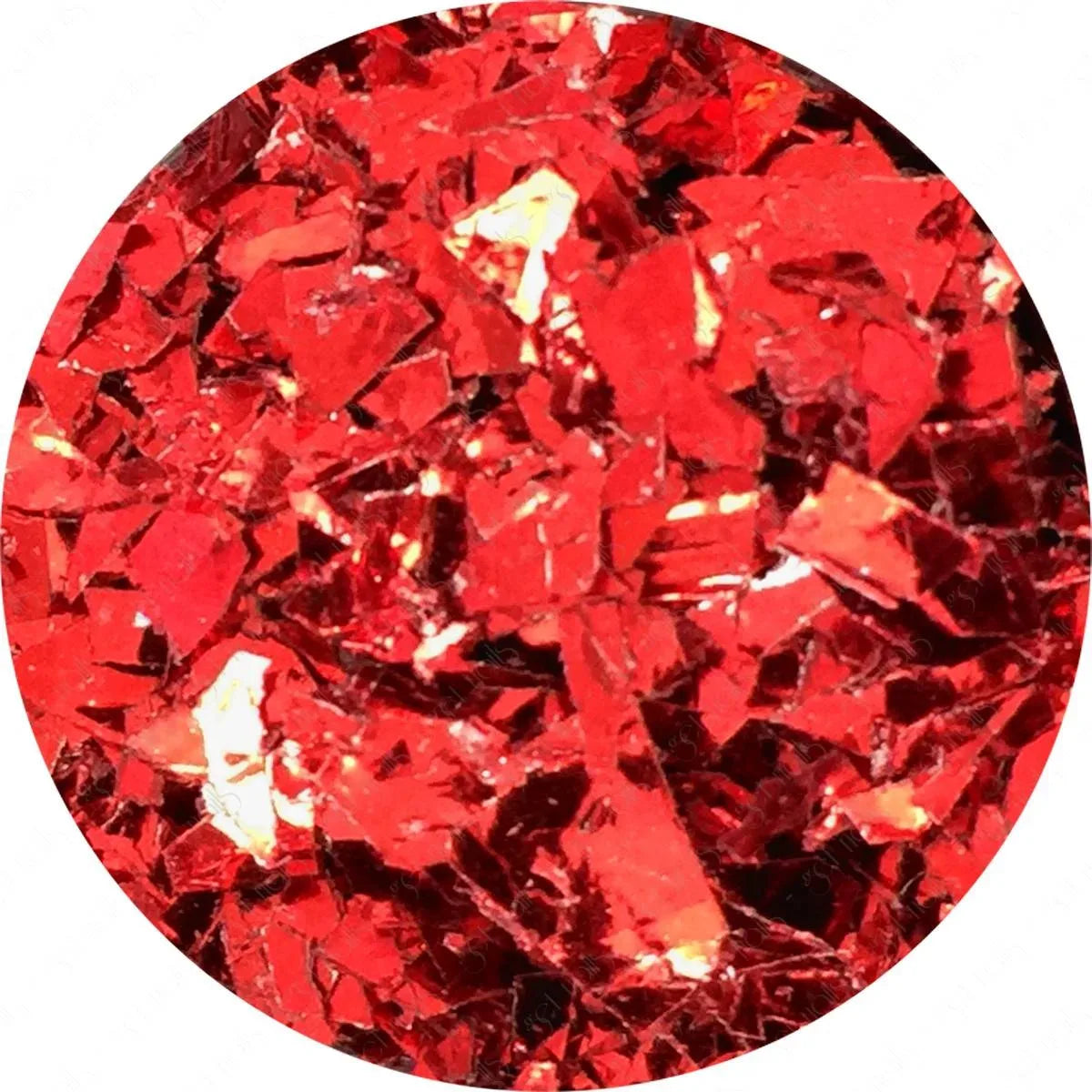Glace craquelée rouge 1803
