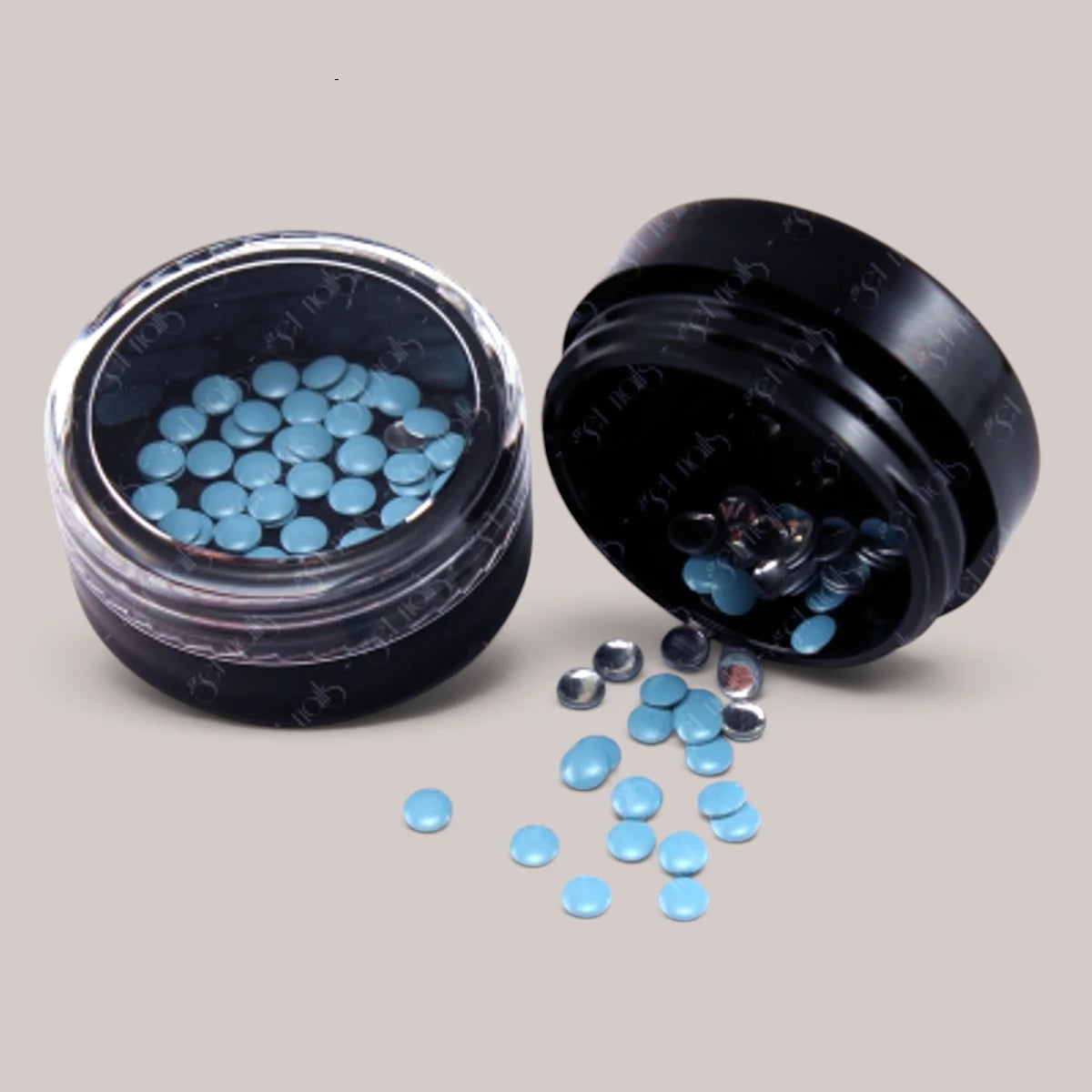 Tinte Round Neon Blue, 50 buc.