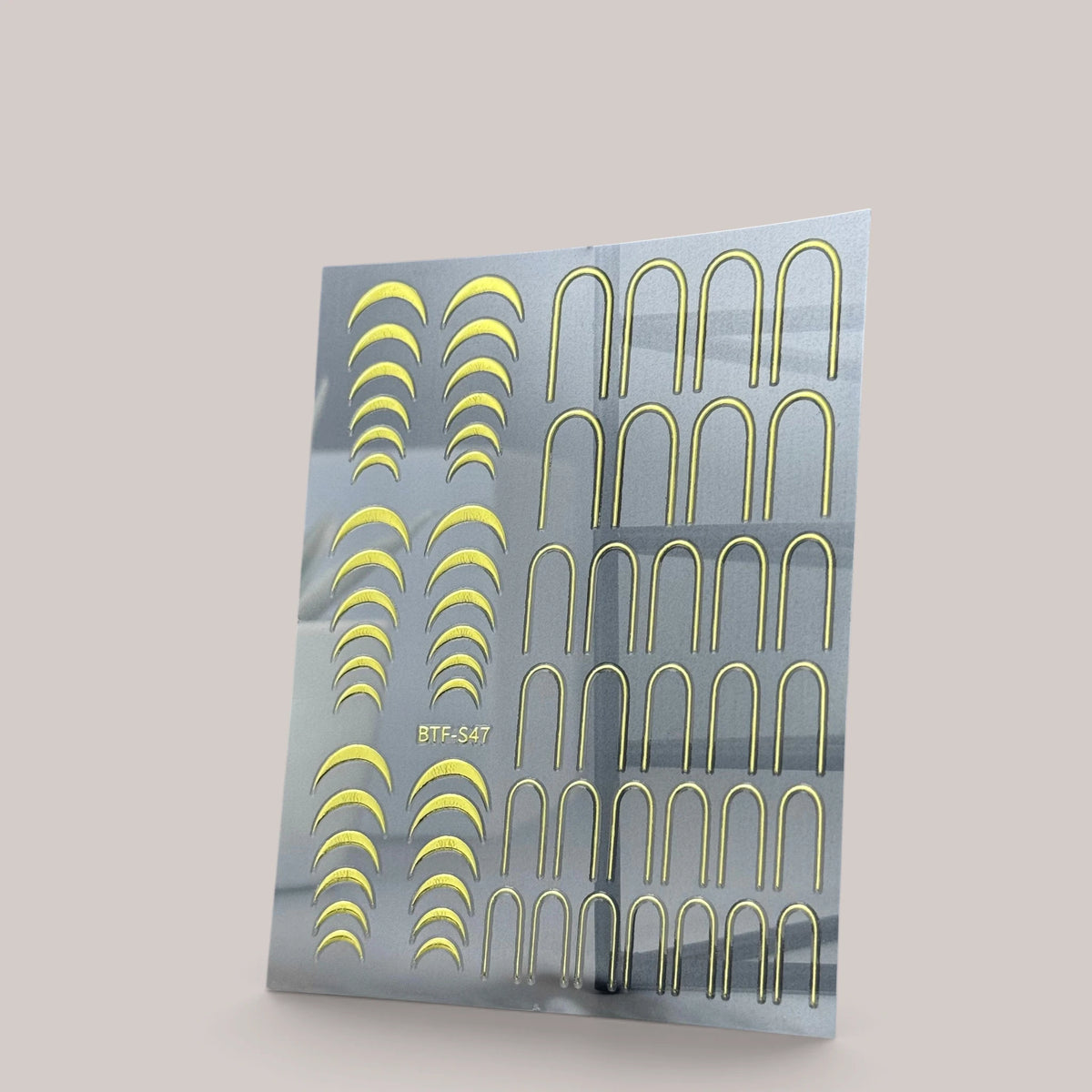 Sticker 3D Deco Lines Gold