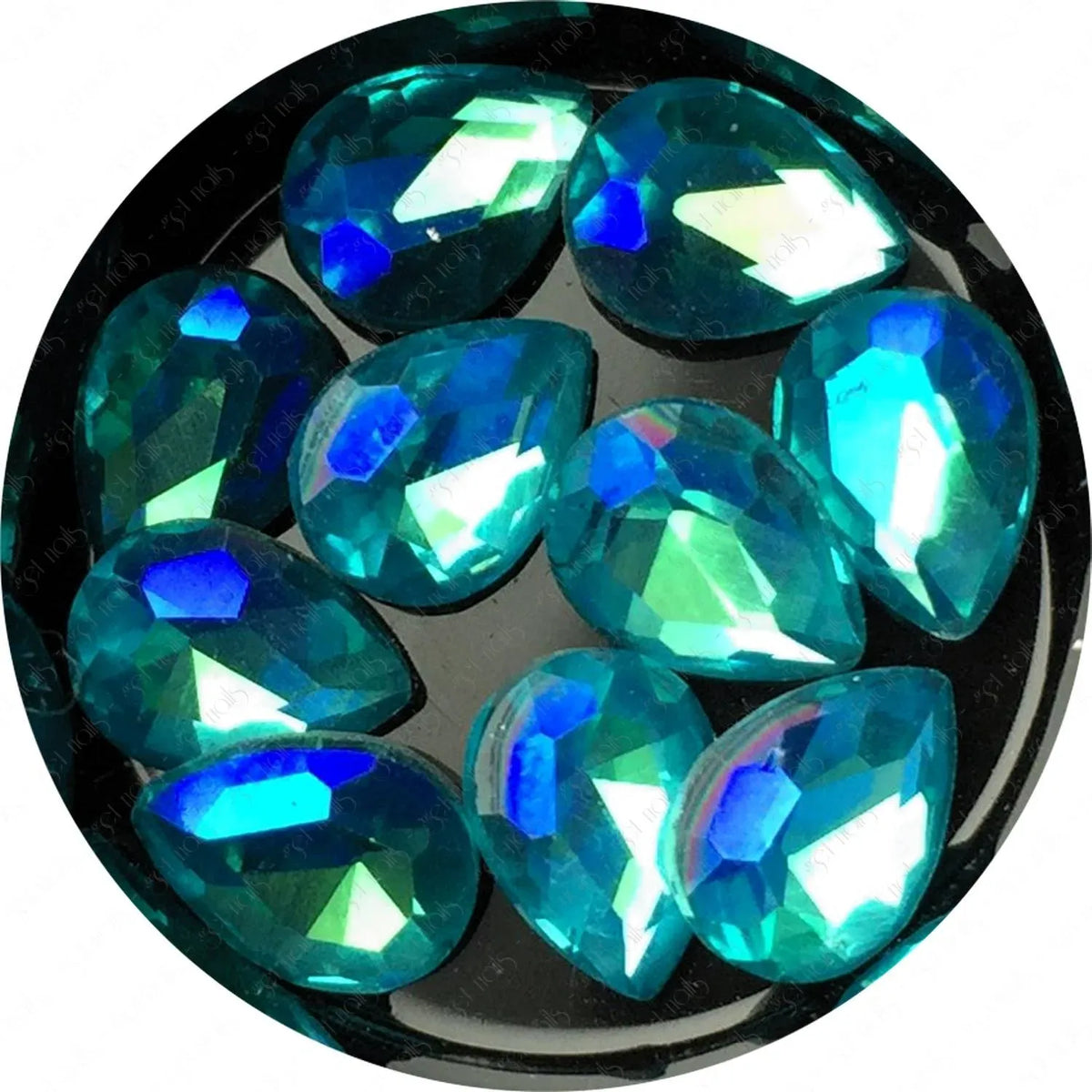 Crystal Bling Turquoise, 10 buc.